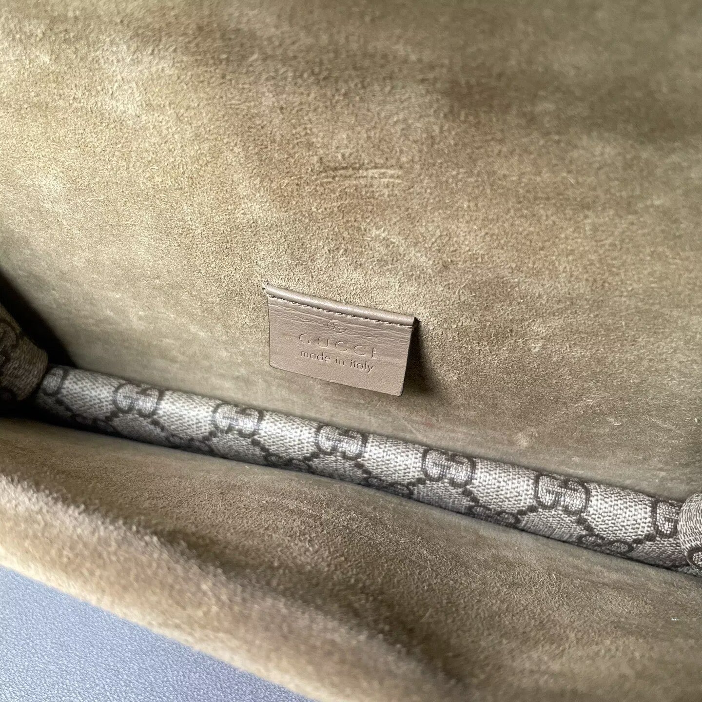 Gucci - Dionysus - GG Supreme canvas with suede and leather trim - Beige and Camel - (Mini)