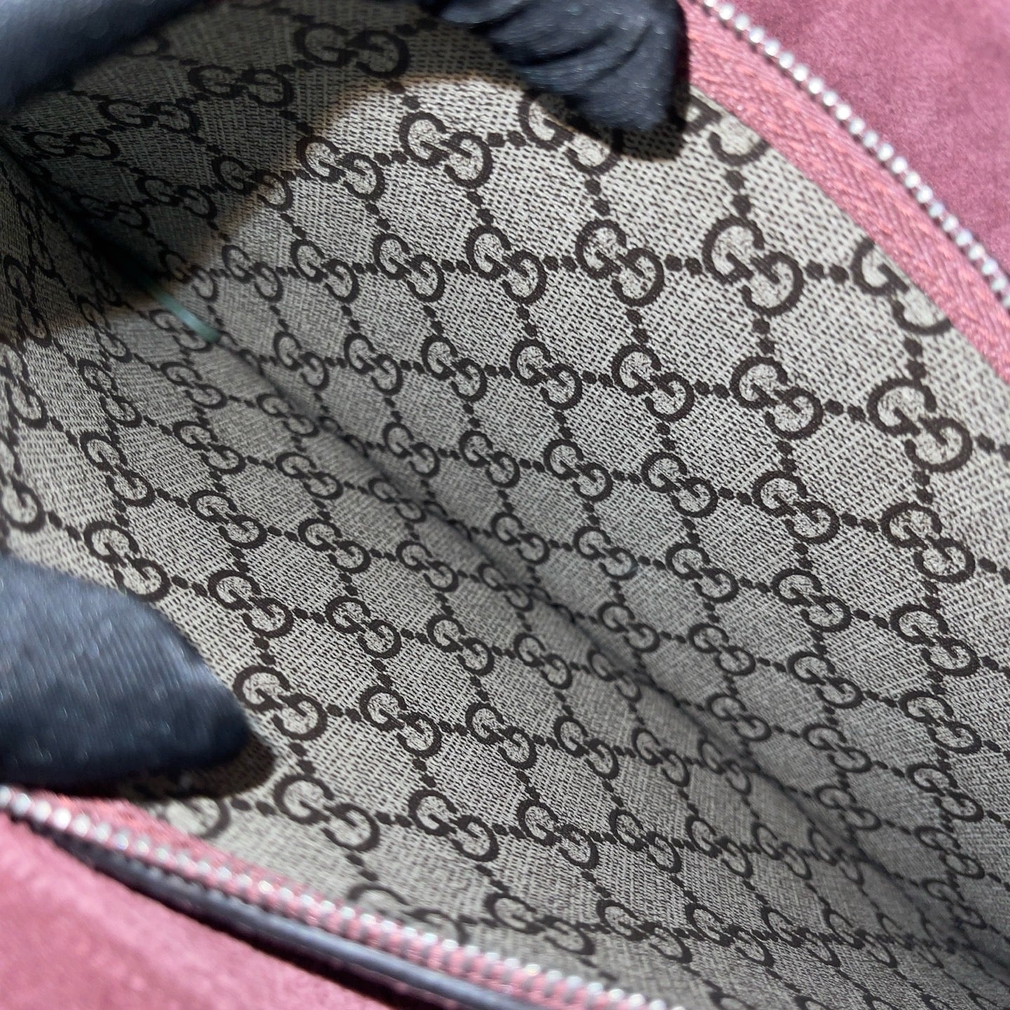 Gucci - Dionysus - GG Supreme canvas with suede and leather trim - Beige/Ebony with Multicolour Floral Print and Burgundy accents - (Medium)