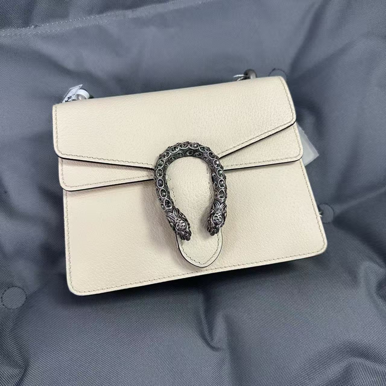Gucci - Dionysus - Grained leather - White - (mini)