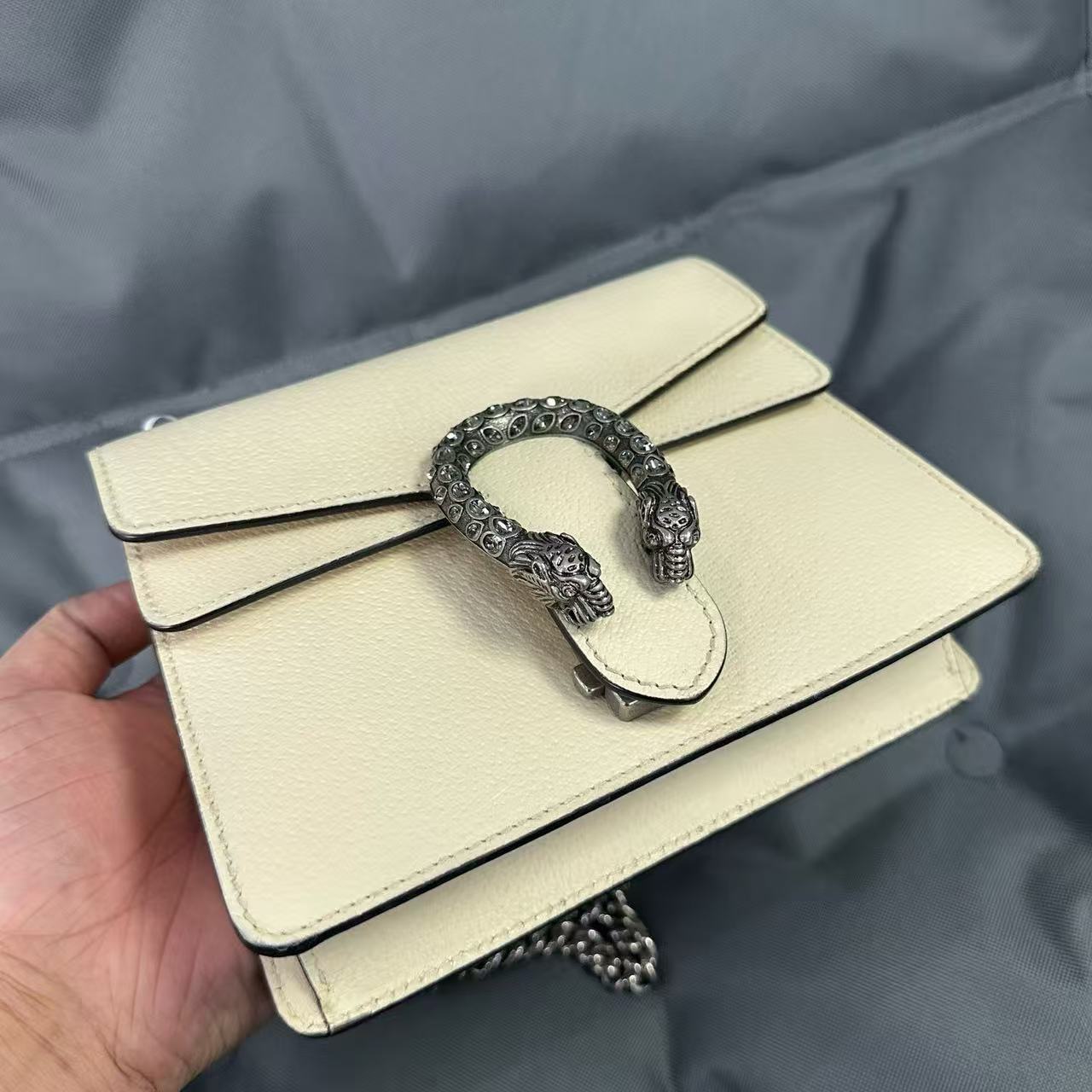 Gucci - Dionysus - Grained leather - White - (mini)