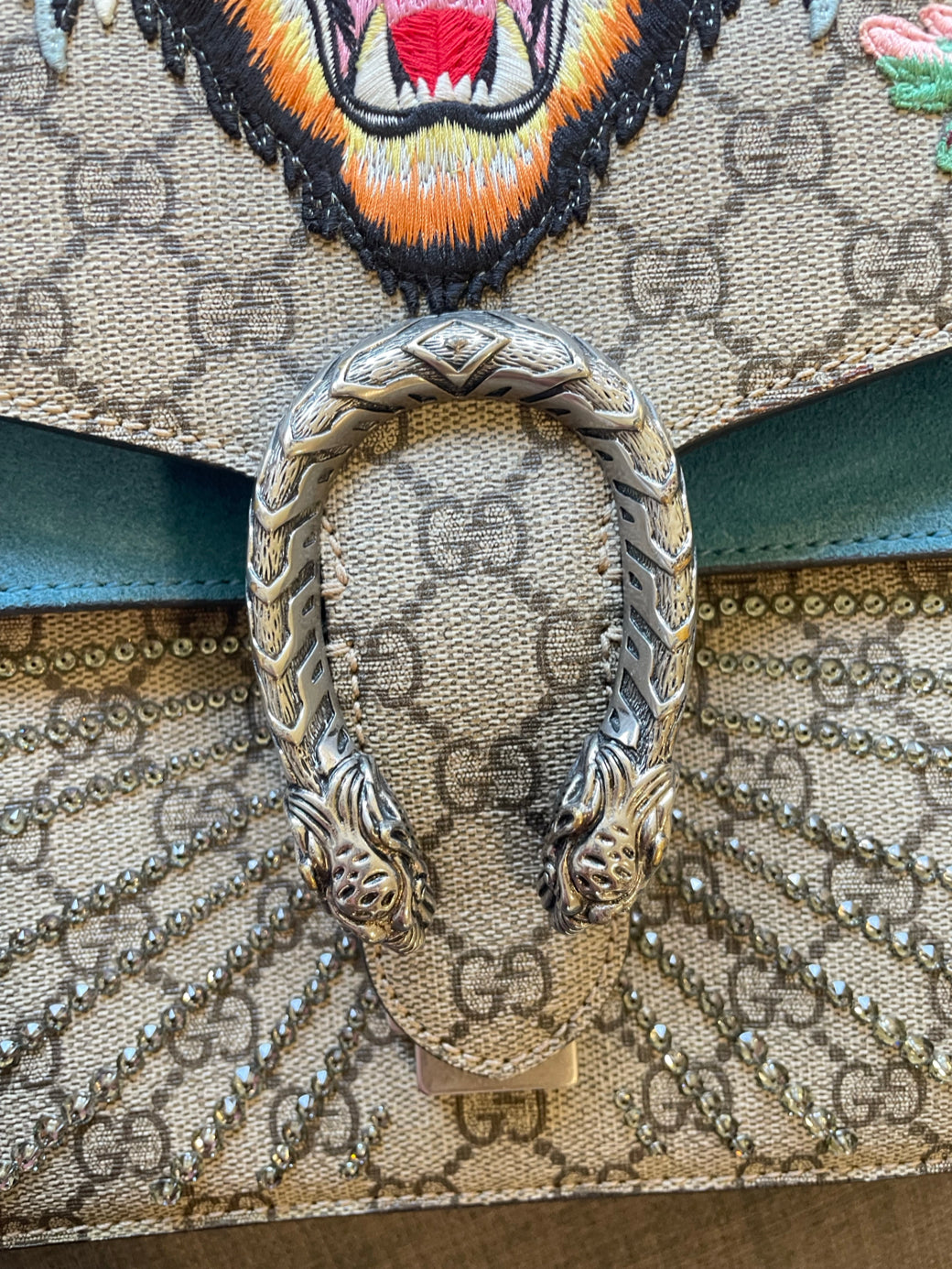 Gucci - Dionysus Large - Suede - Multicolour - (large)