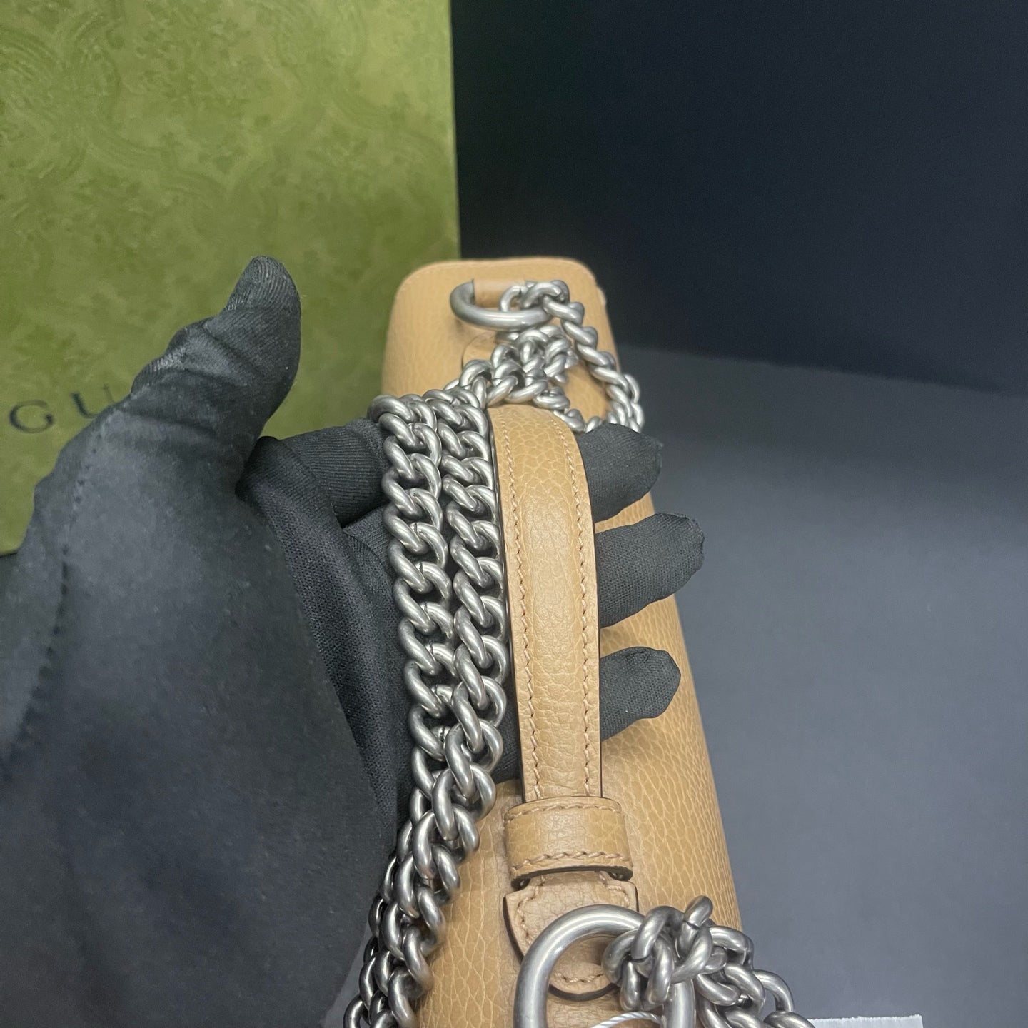 Gucci - Dionysus - Leather - Beige - (small)