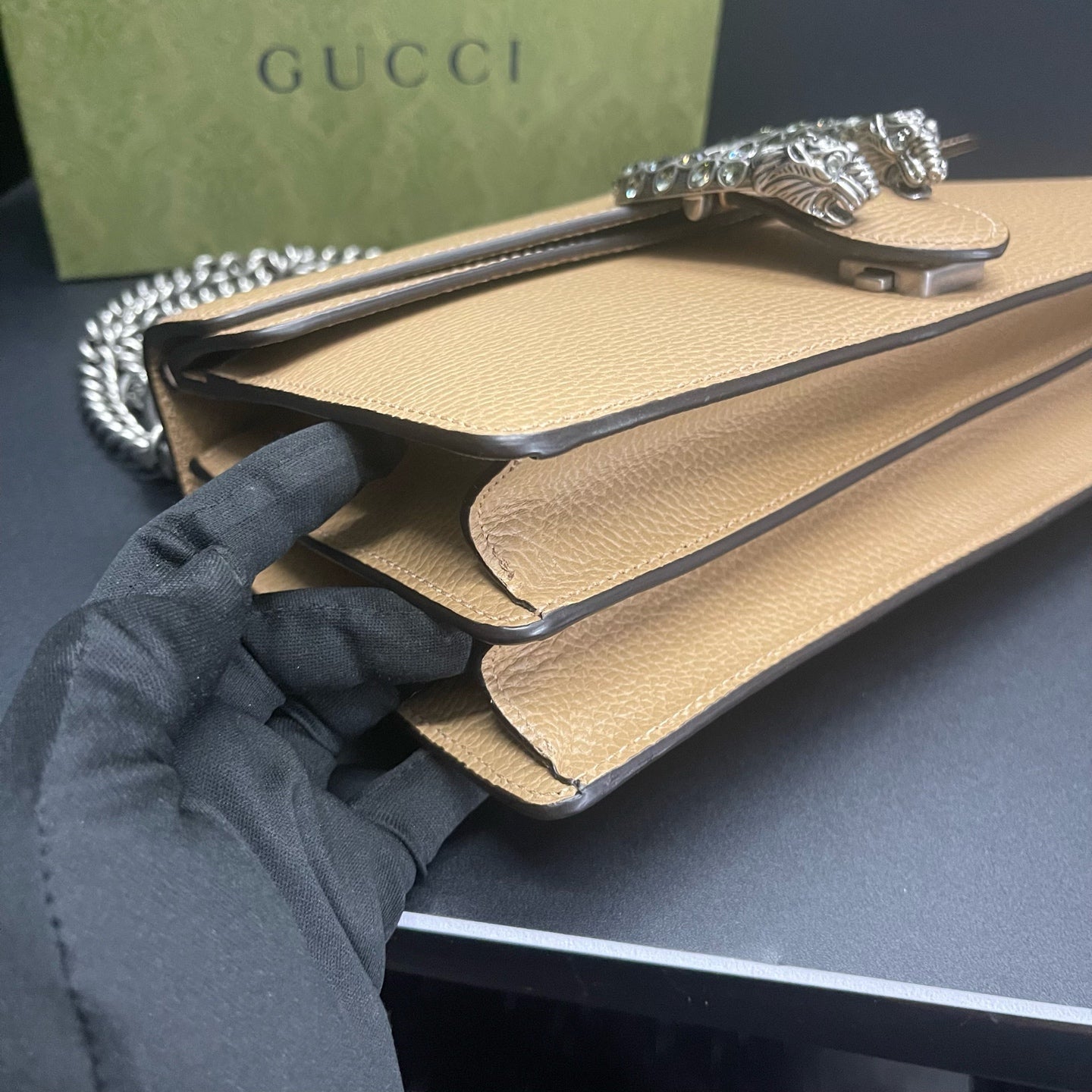 Gucci - Dionysus - Leather - Beige - (small)