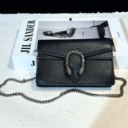 Gucci - Dionysus - Leather - Black - (mini)