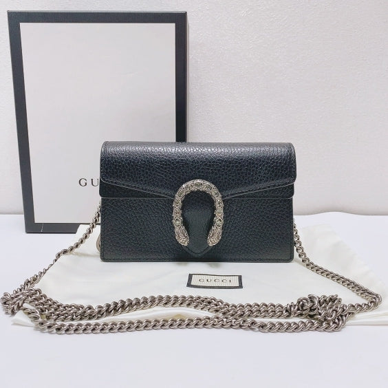 Gucci - Dionysus - Leather - Black - (mini)