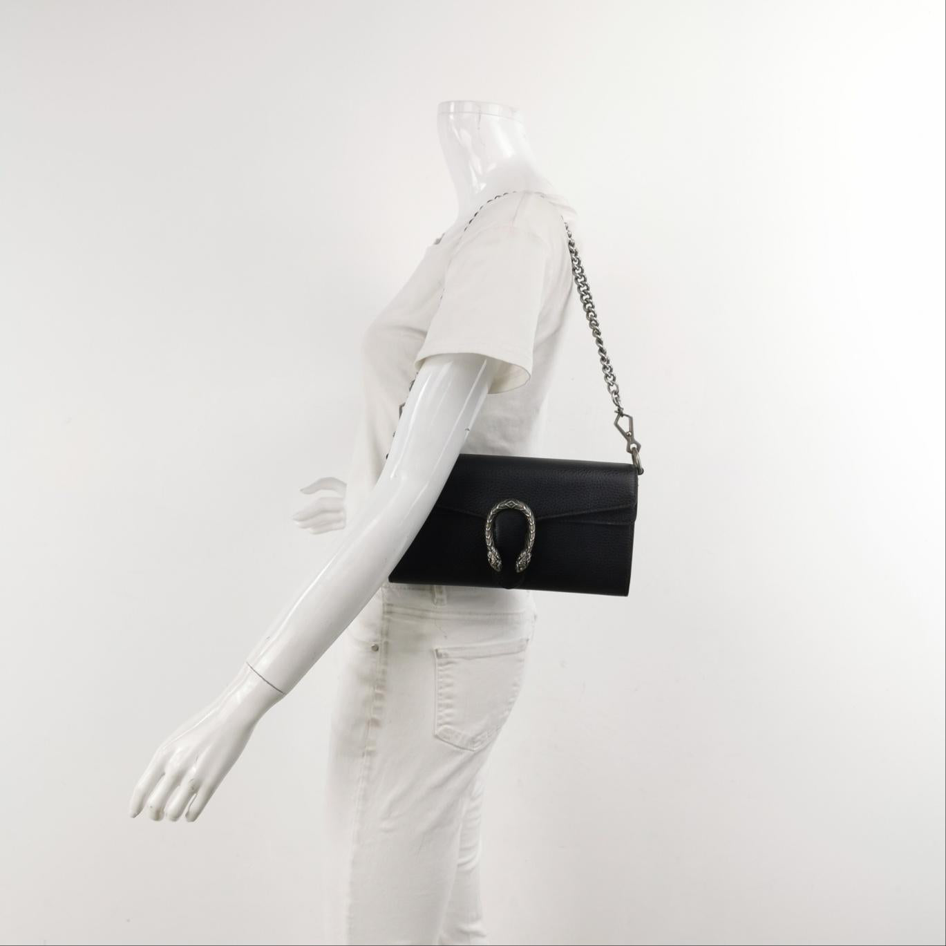 Gucci - Dionysus - Leather - Black - (mini)
