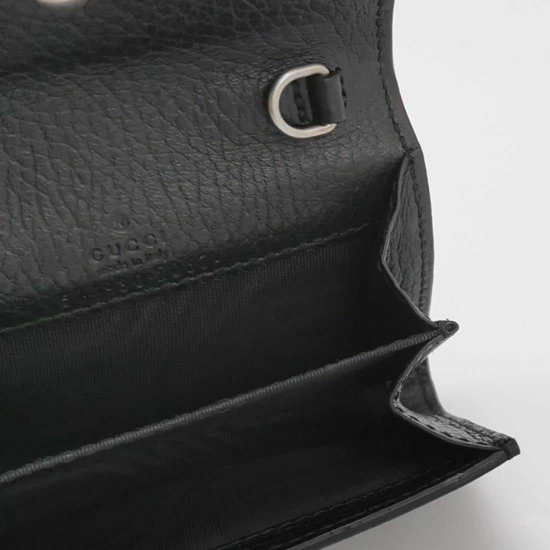Gucci - Dionysus - Leather - Black - (mini)