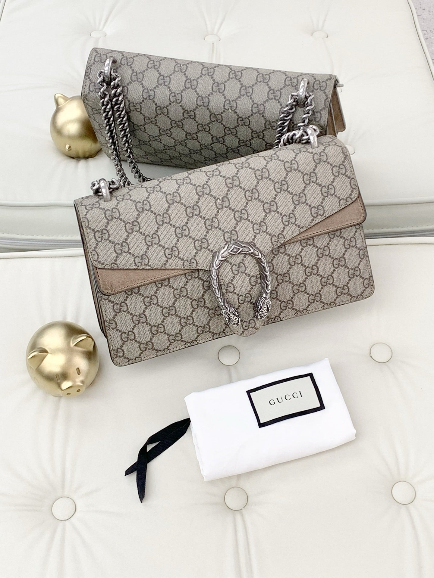 Gucci - Dionysus - Leather - Brown - (medium)