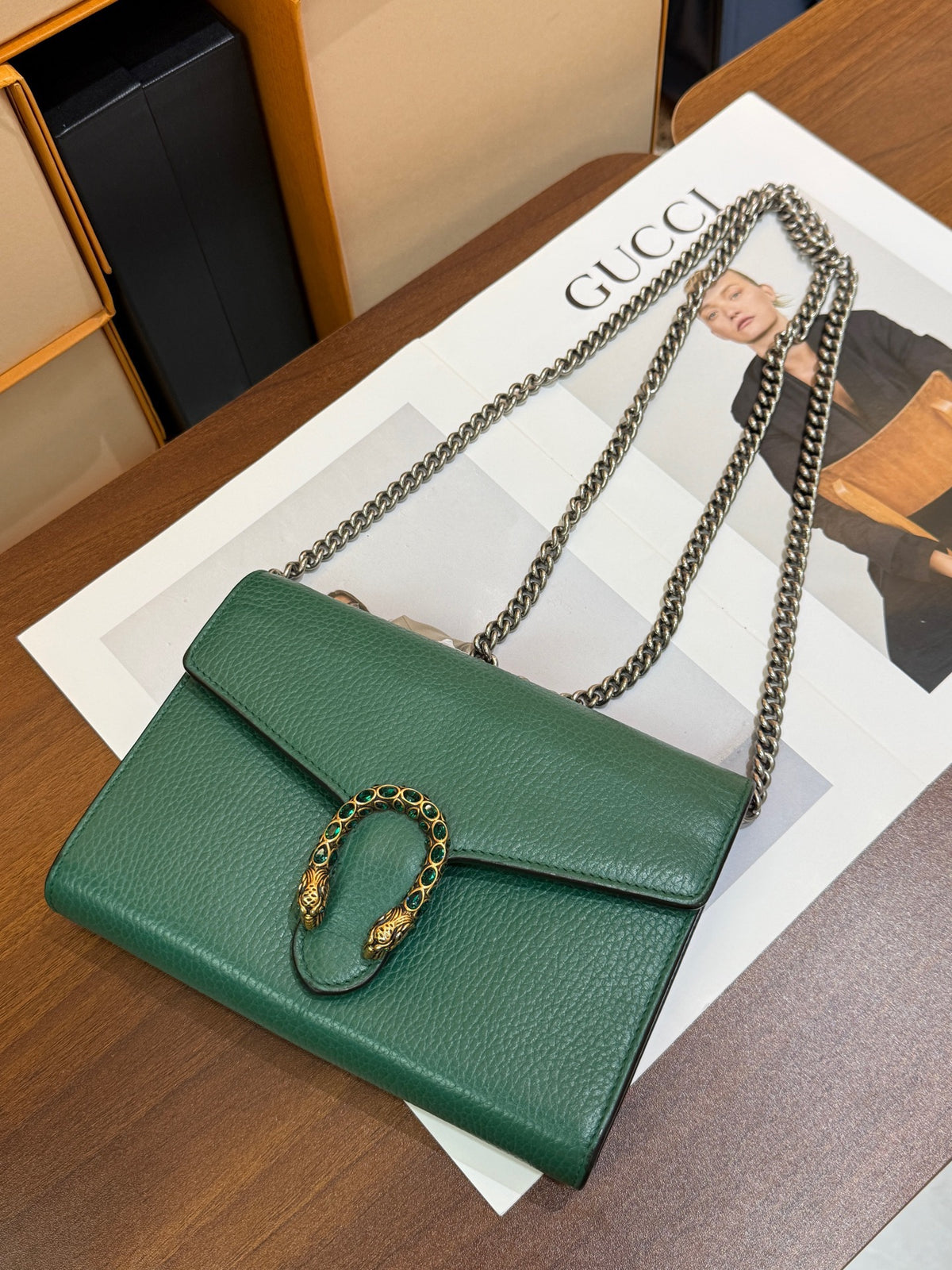 Gucci - Dionysus - Leather - Green - (mini)