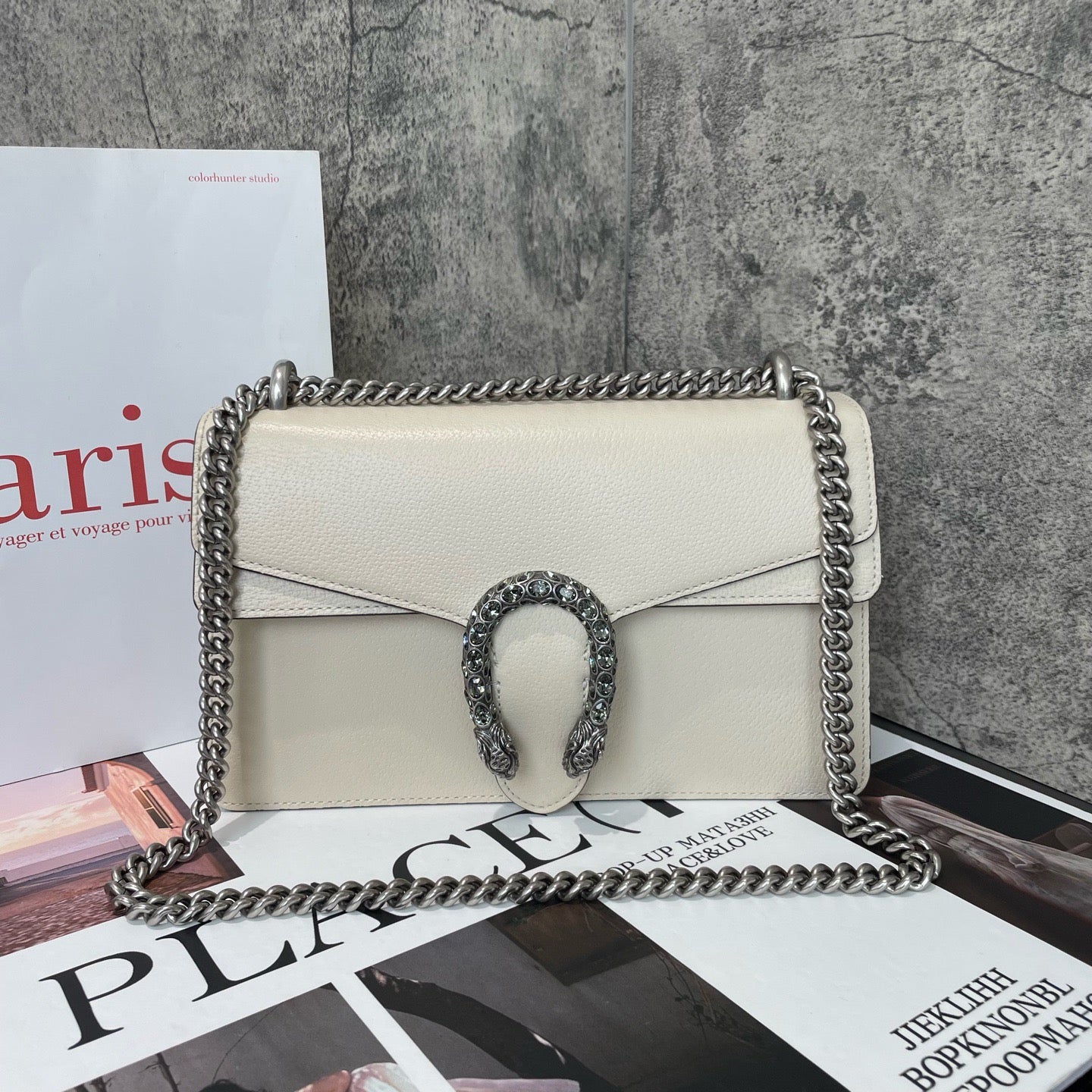 Gucci - Dionysus - Leather - White - (medium)