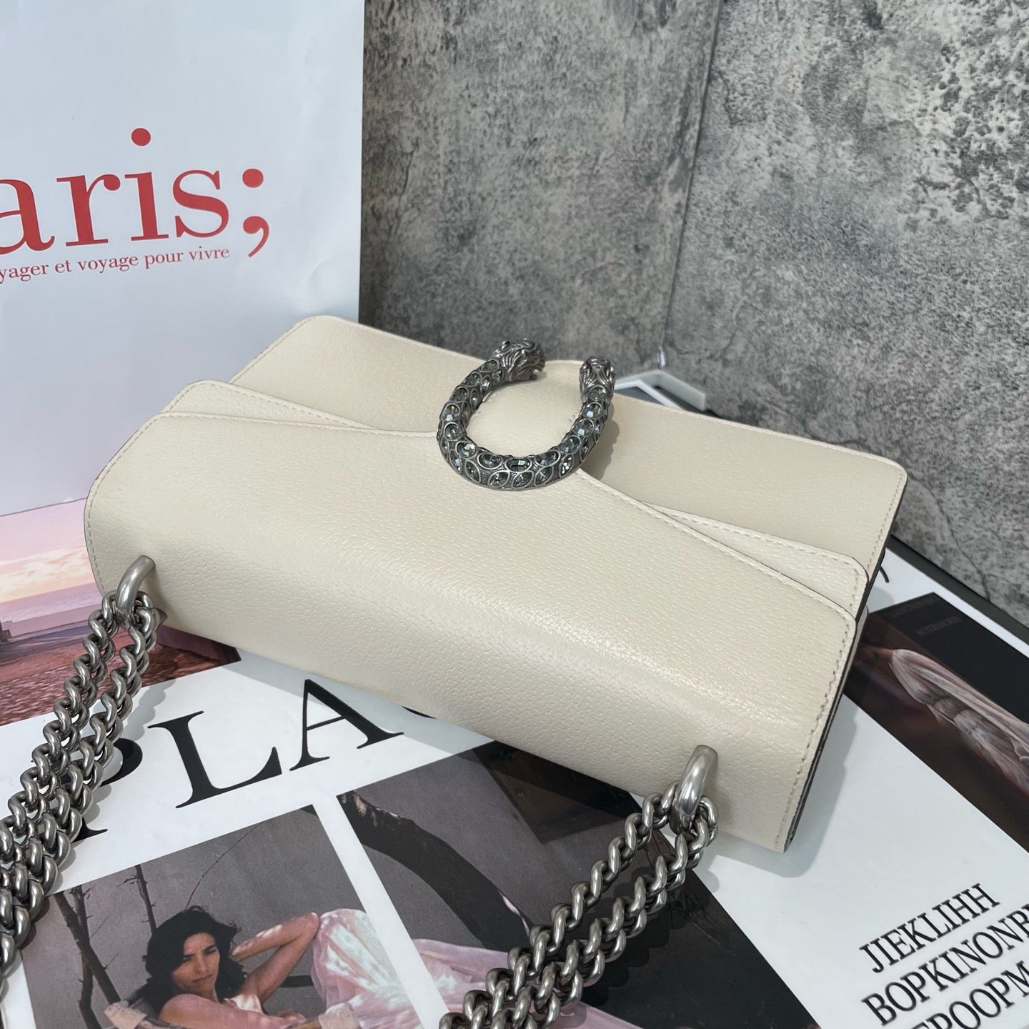 Gucci - Dionysus - Leather - White - (medium)