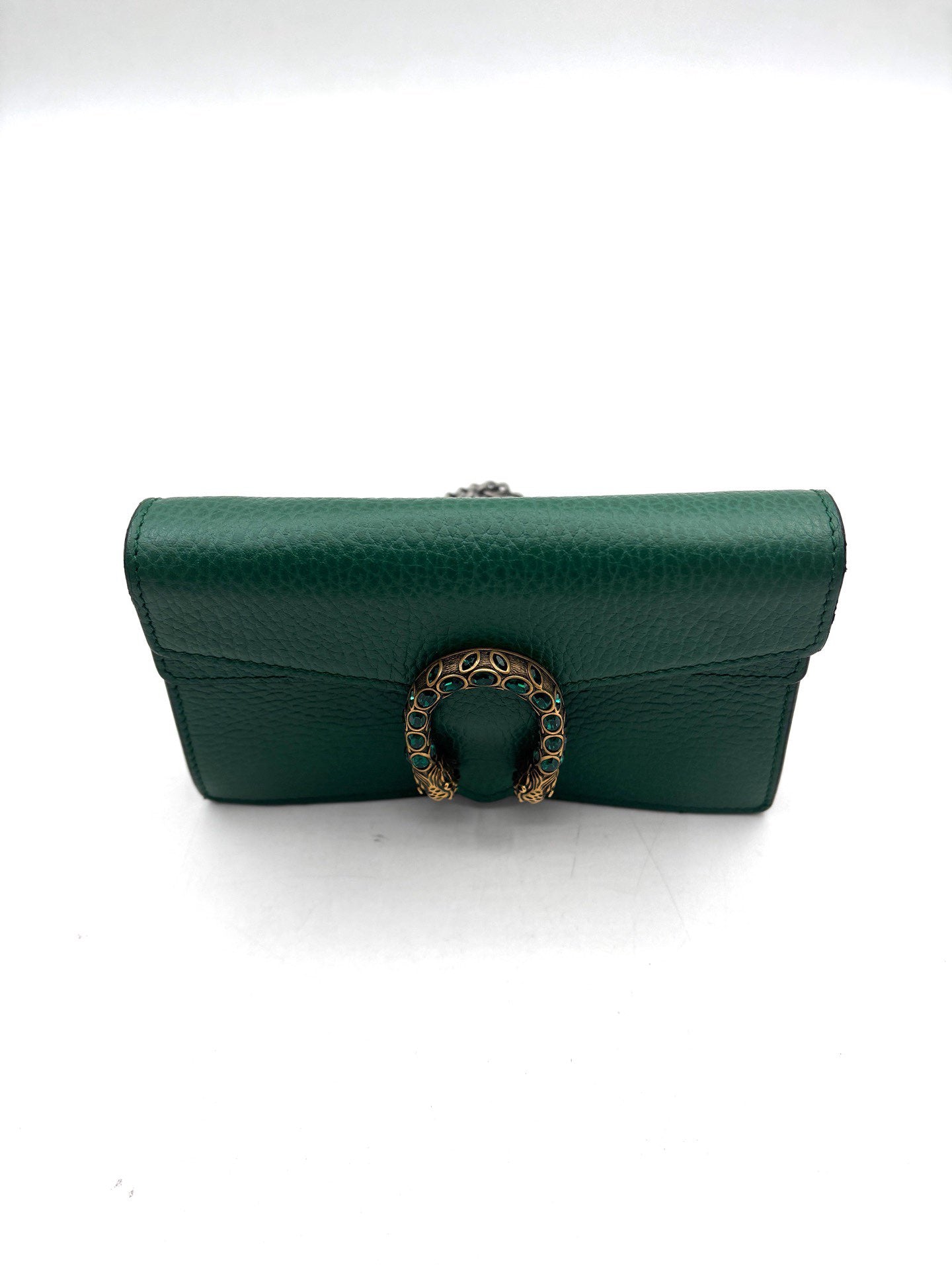 Gucci - Dionysus Mini Chain Wallet - Grained leather - Emerald Green - (mini)