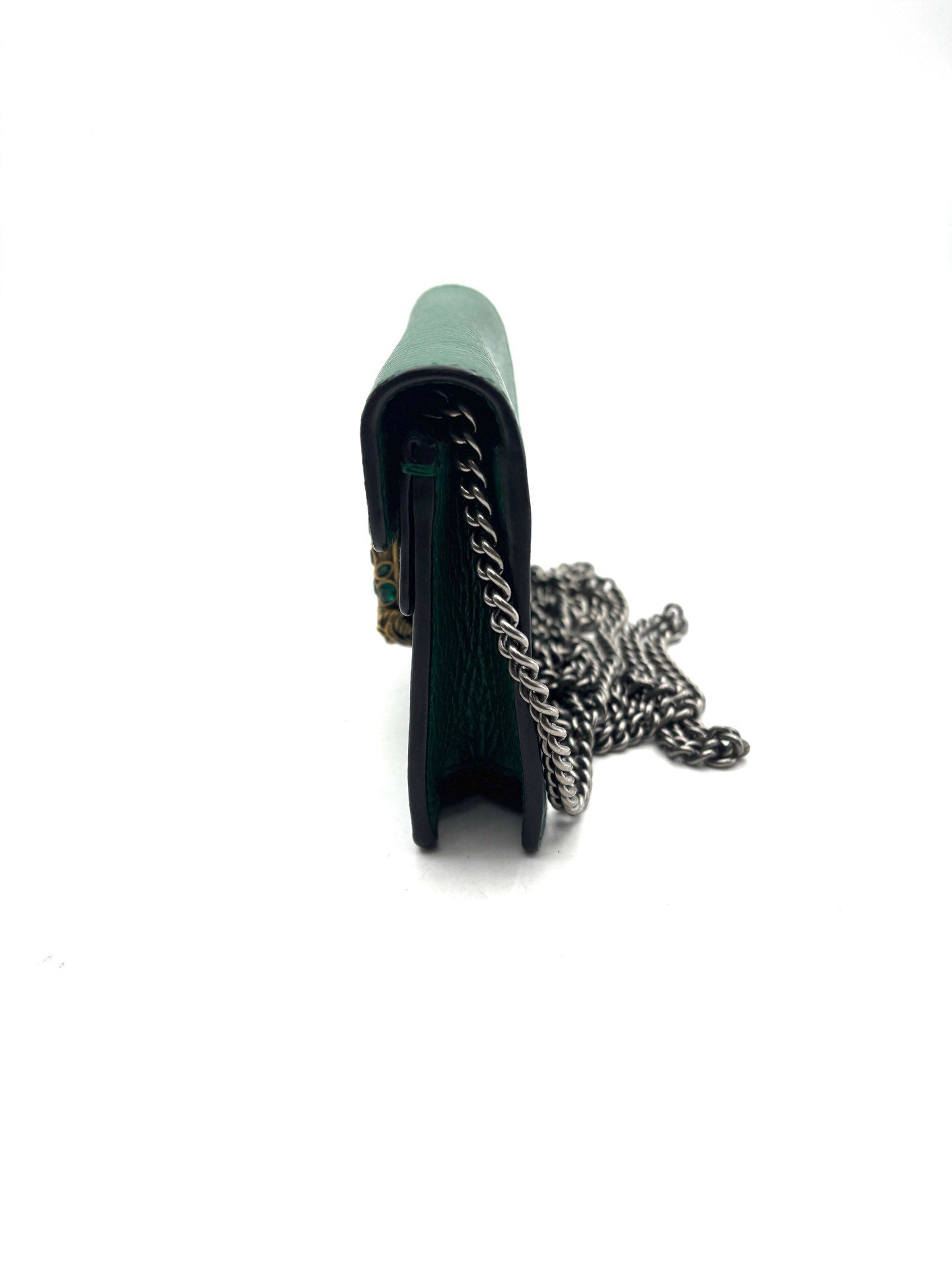 Gucci - Dionysus Mini Chain Wallet - Grained leather - Emerald Green - (mini)