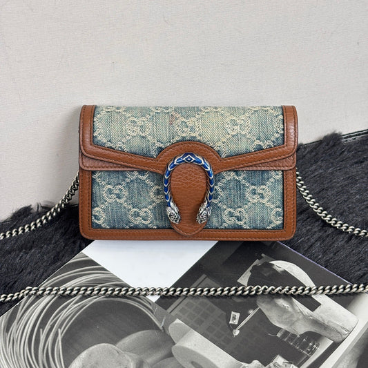 Gucci - Dionysus mini - Denim - Jeans - Blue - (mini)