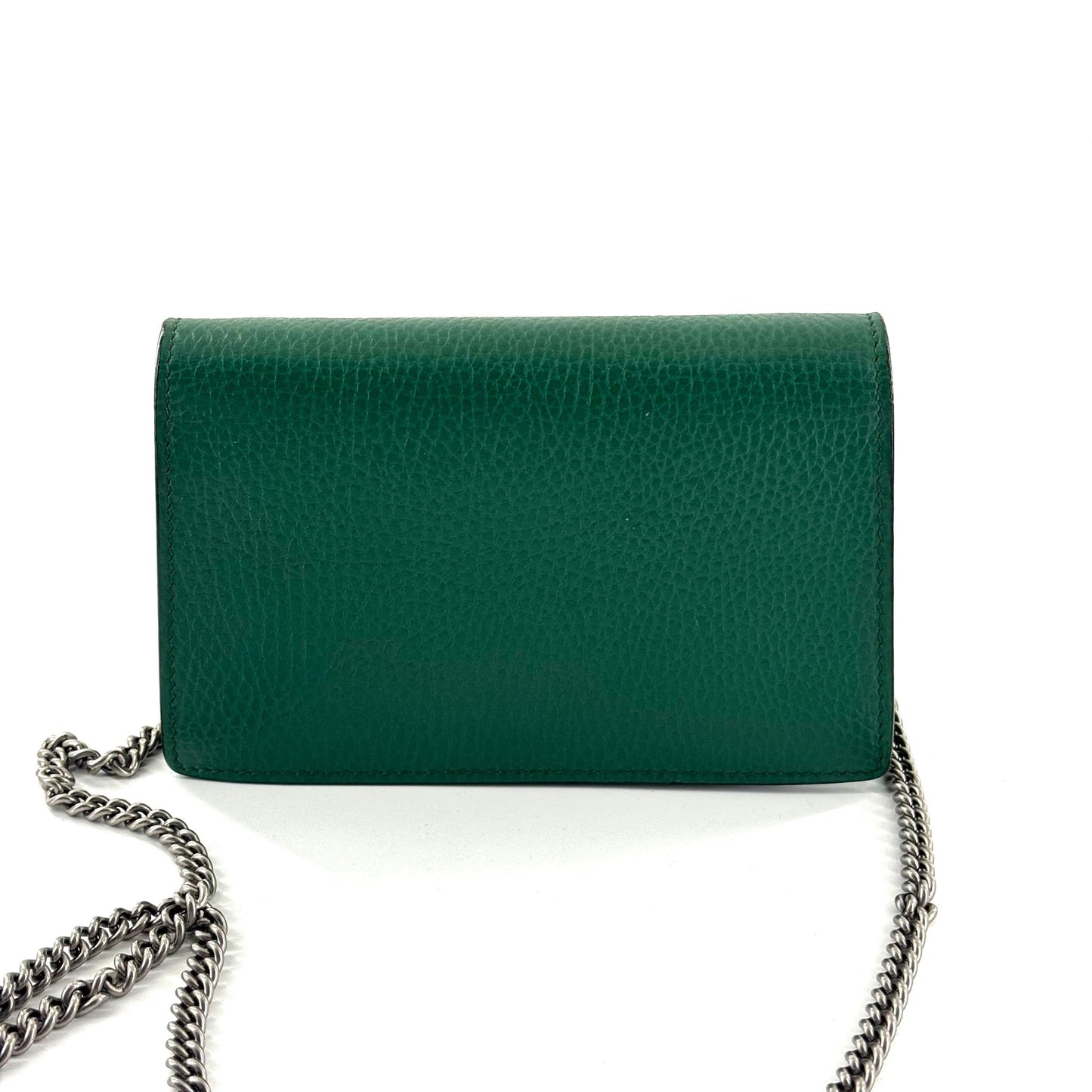 Gucci - Dionysus Mini - Grained leather - Green with Antique Silver-Tone Hardware - (mini)