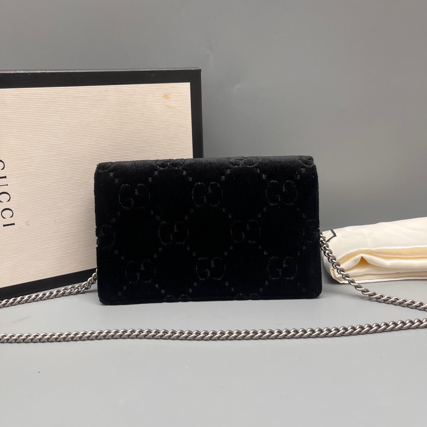 Gucci - Dionysus Mini - Velvet - Black - (mini)