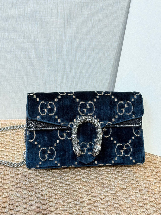 Gucci - Dionysus Mini - Velvet - Navy - (mini)