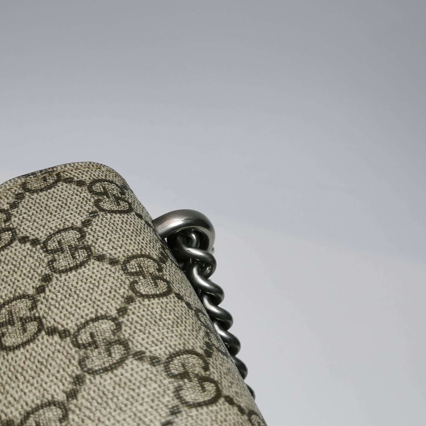 Gucci - Dionysus Shoulder Bag - GG Supreme canvas with suede trim - Beige and Camel with Brown GG Monogram - (Medium)