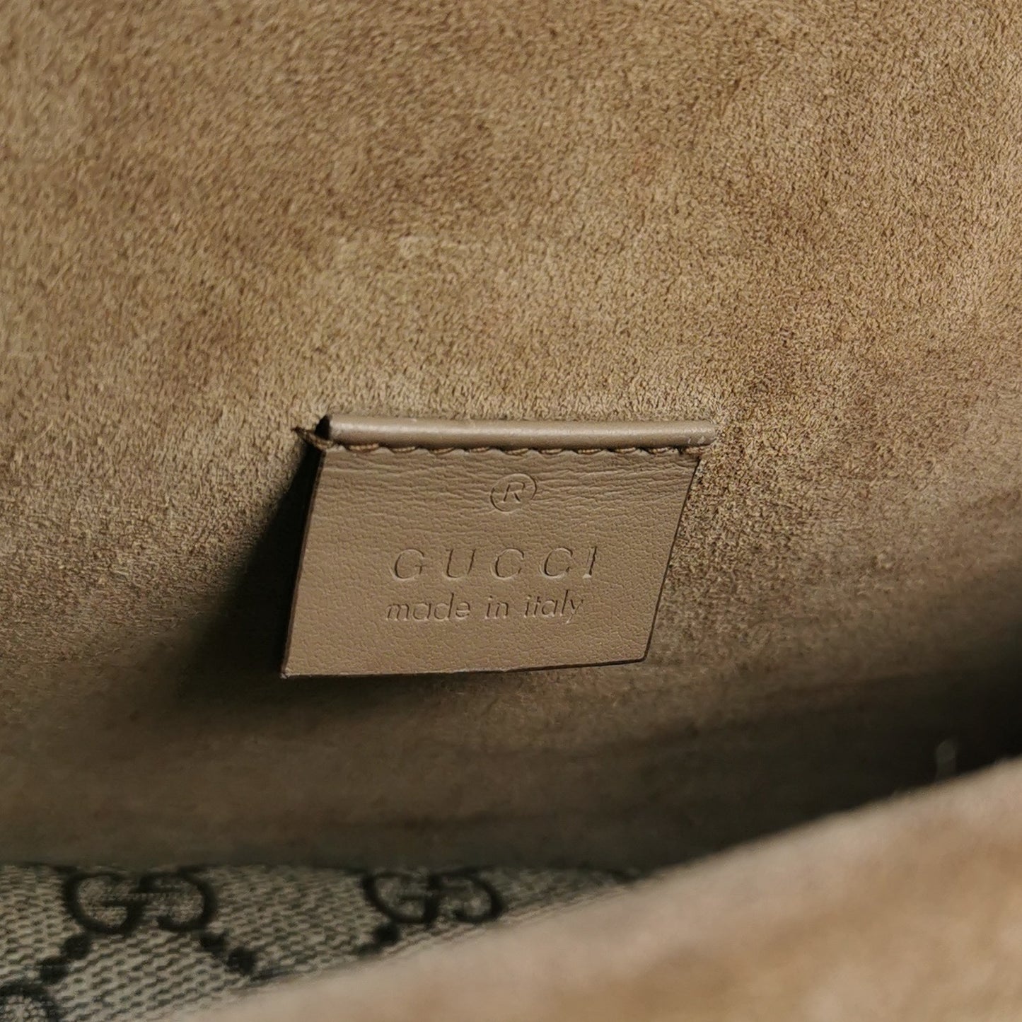 Gucci - Dionysus Shoulder Bag - GG Supreme canvas with suede trim - Beige and Camel with Brown GG Monogram - (Medium)