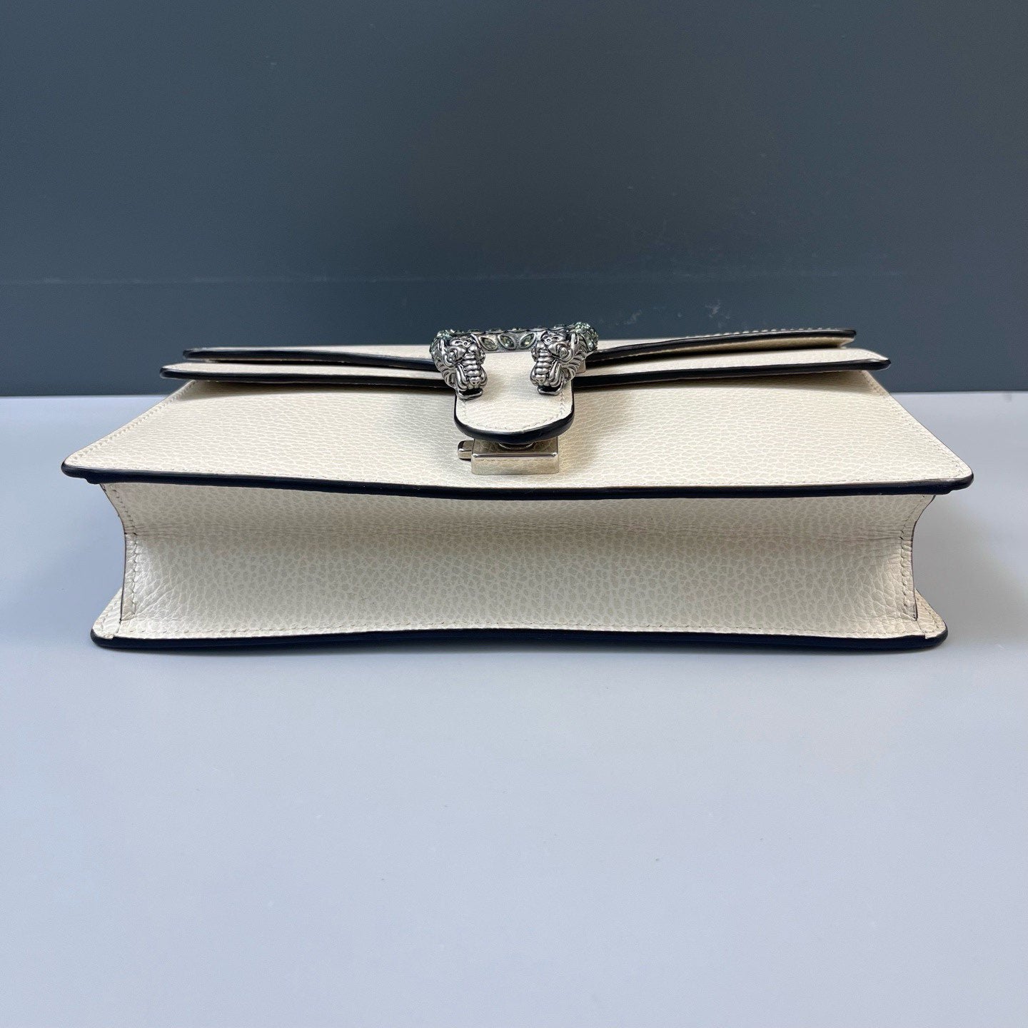 Gucci - Dionysus Shoulder Bag - Grained leather - White - (Small)