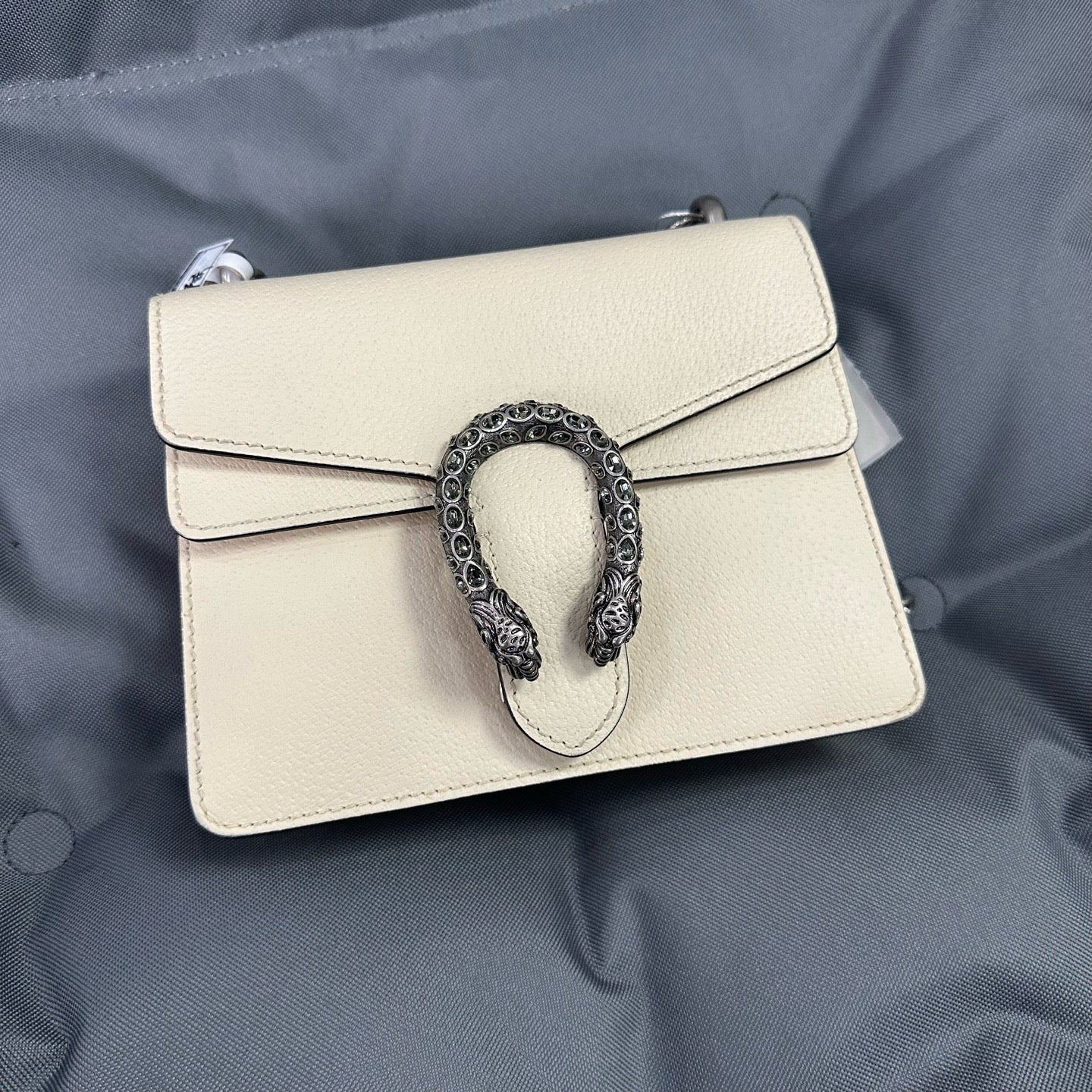 Gucci - Dionysus Small - Grained leather - White - (small)