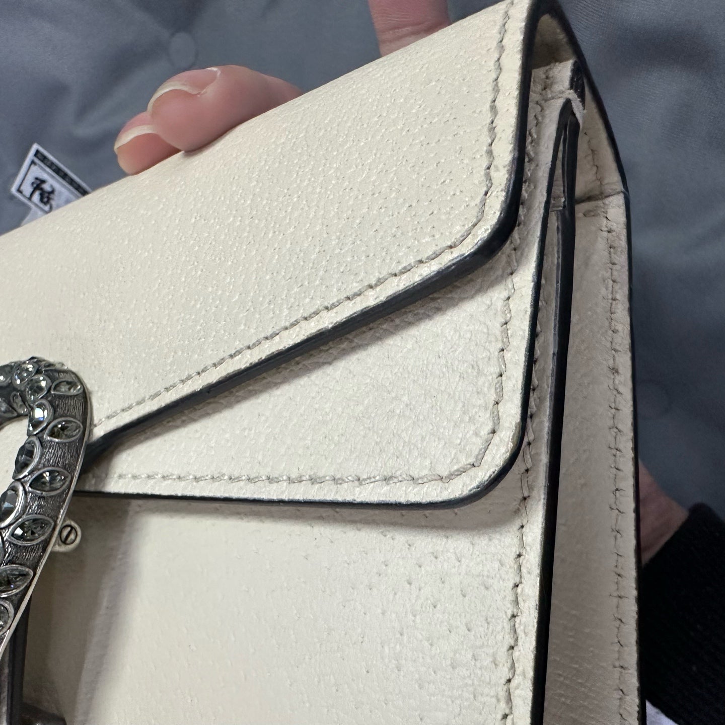 Gucci - Dionysus Small - Grained leather - White - (small)