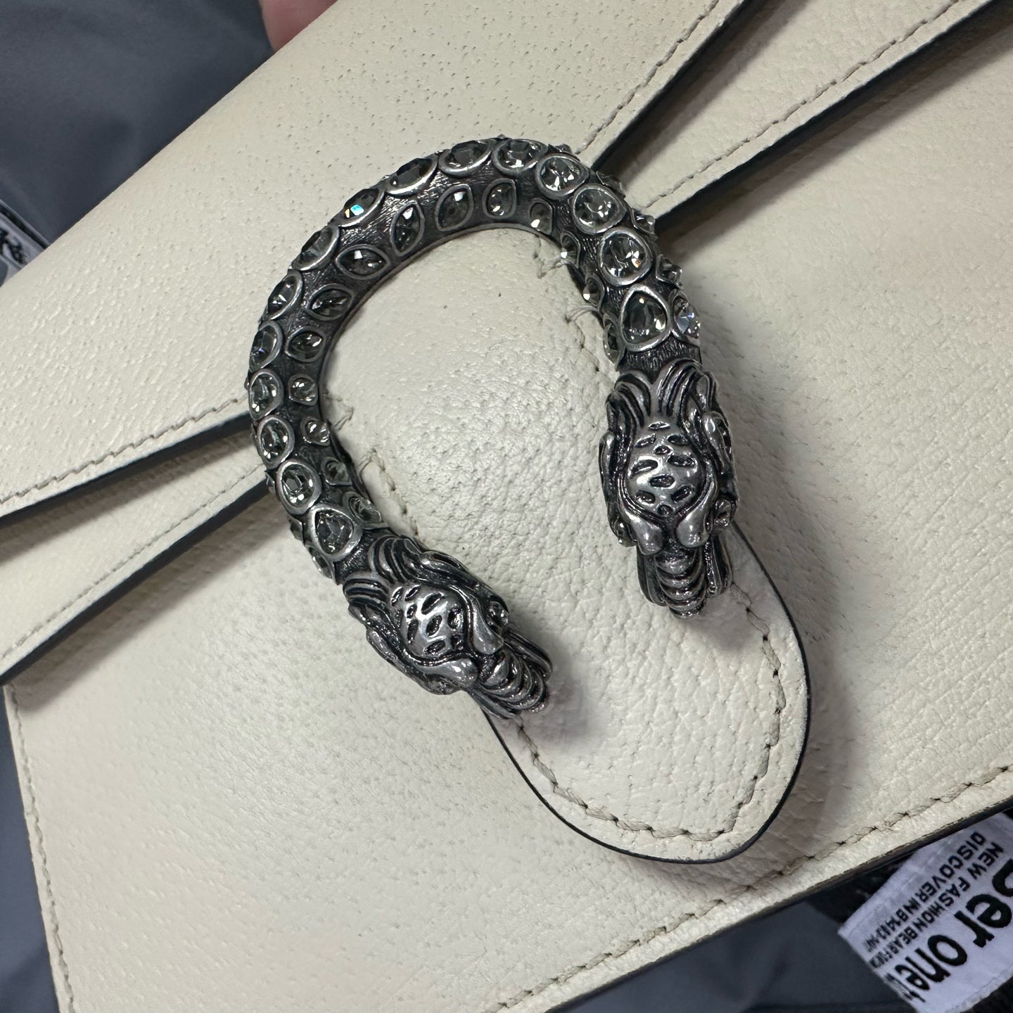 Gucci - Dionysus Small - Grained leather - White - (small)