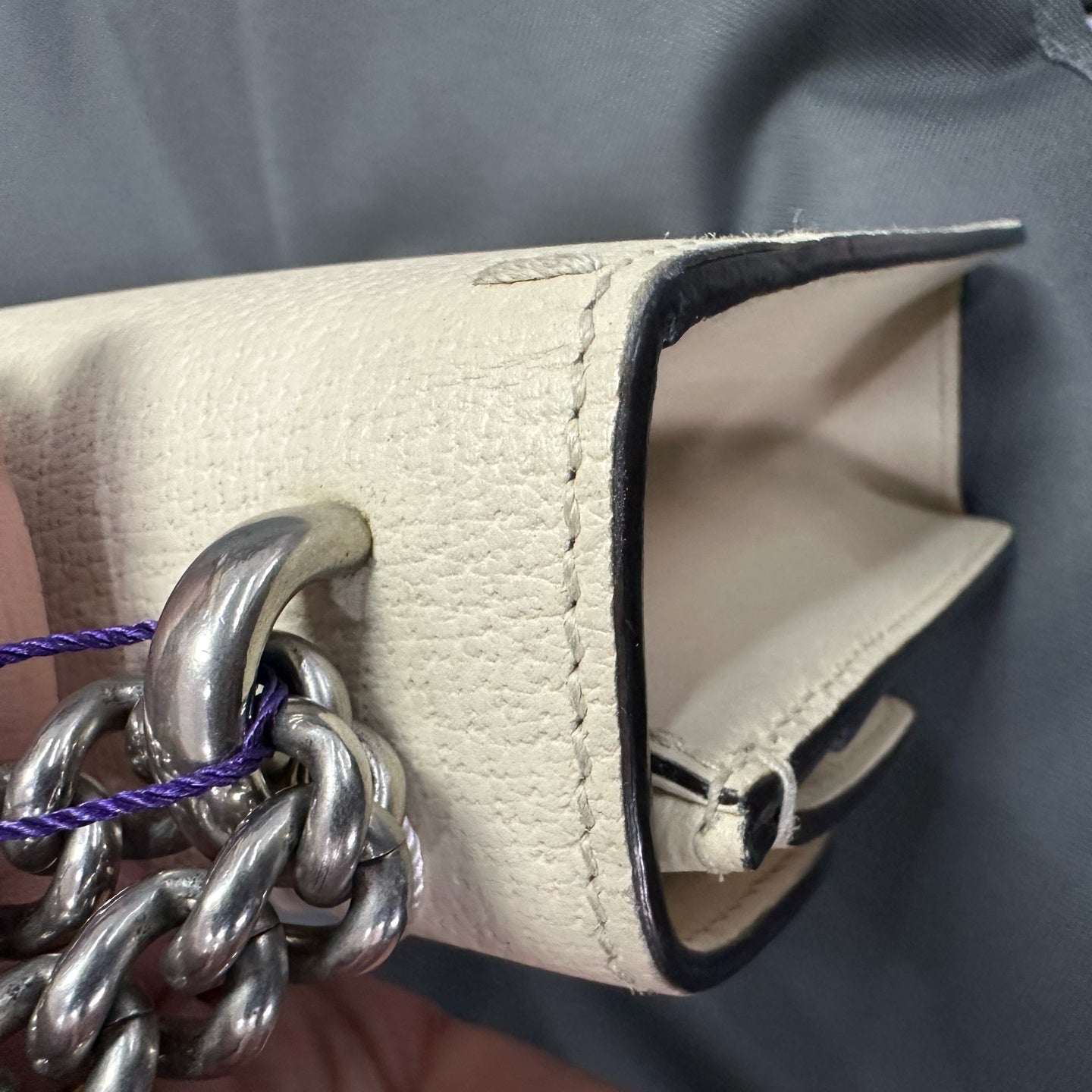 Gucci - Dionysus Small - Grained leather - White - (small)