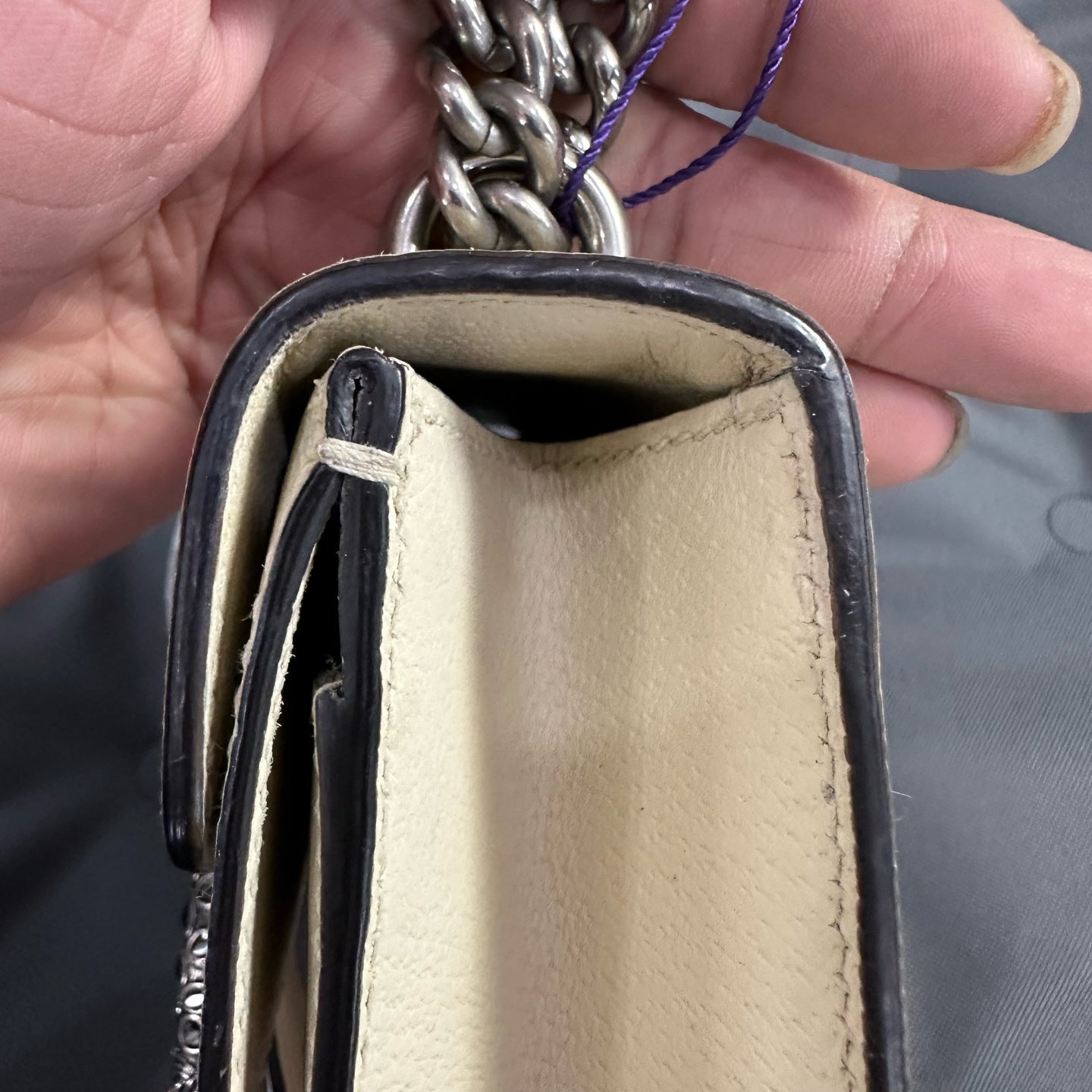 Gucci - Dionysus Small - Grained leather - White - (small)