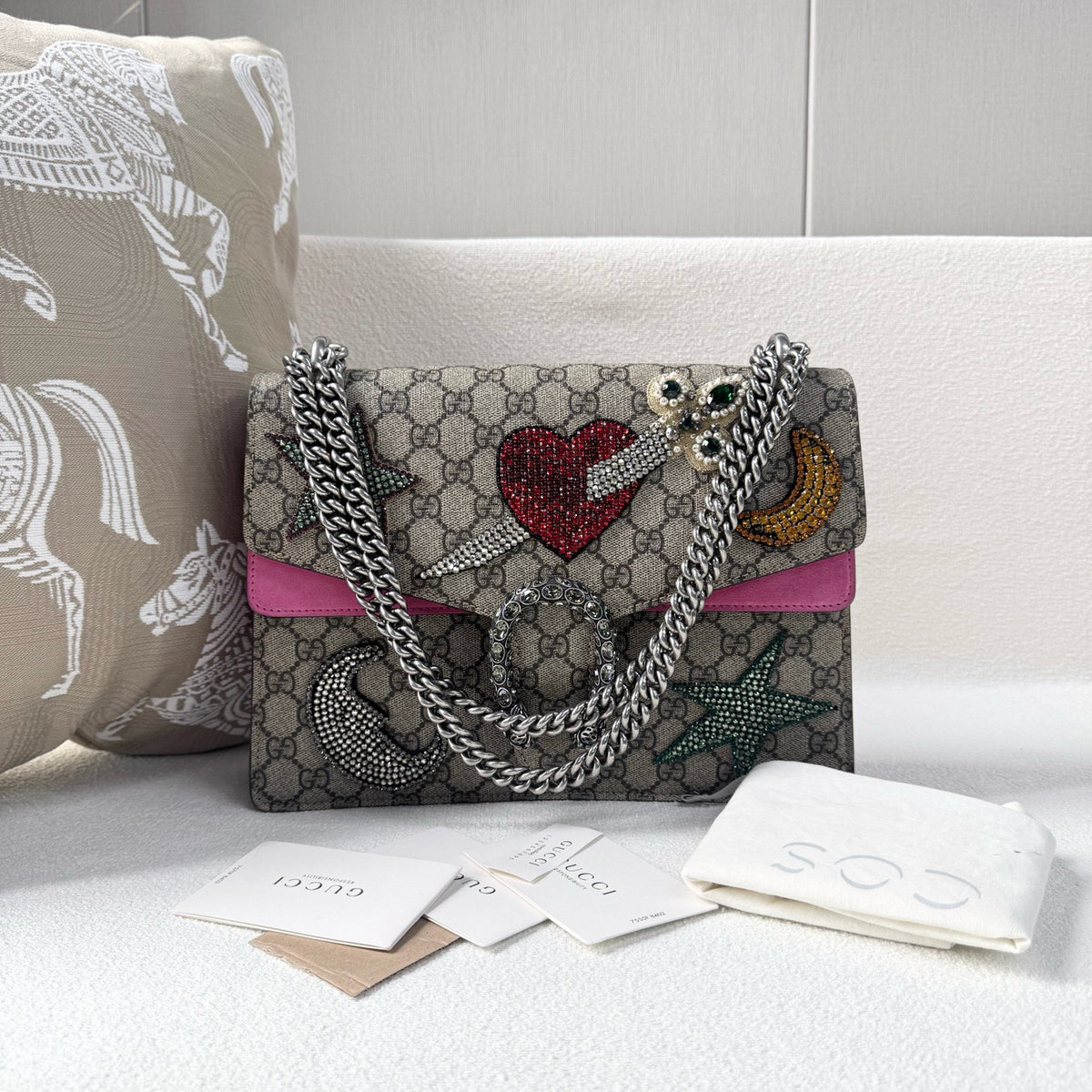 Gucci - Dionysus - Suede - Multicolour - (large)