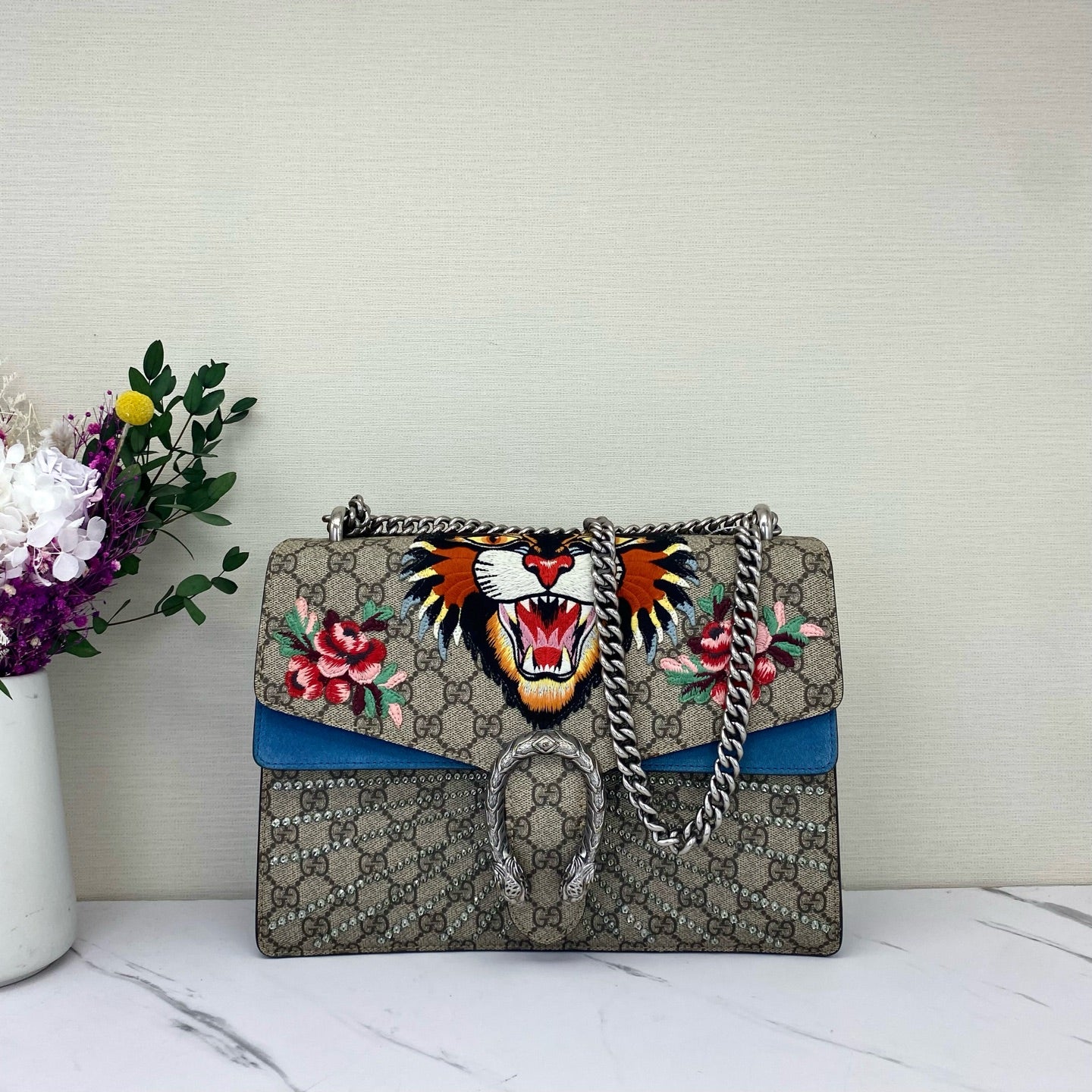 Gucci - Dionysus - Suede - Multicolour - (large)