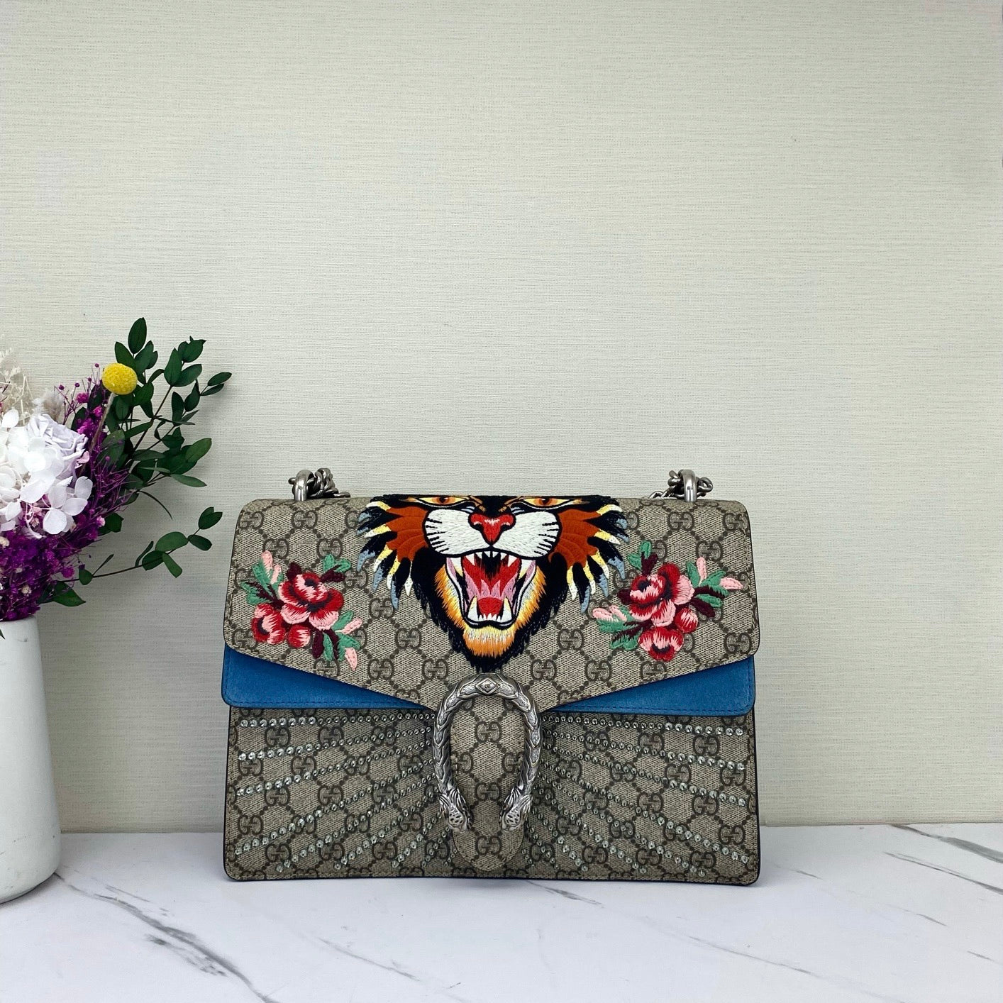 Gucci - Dionysus - Suede - Multicolour - (large)