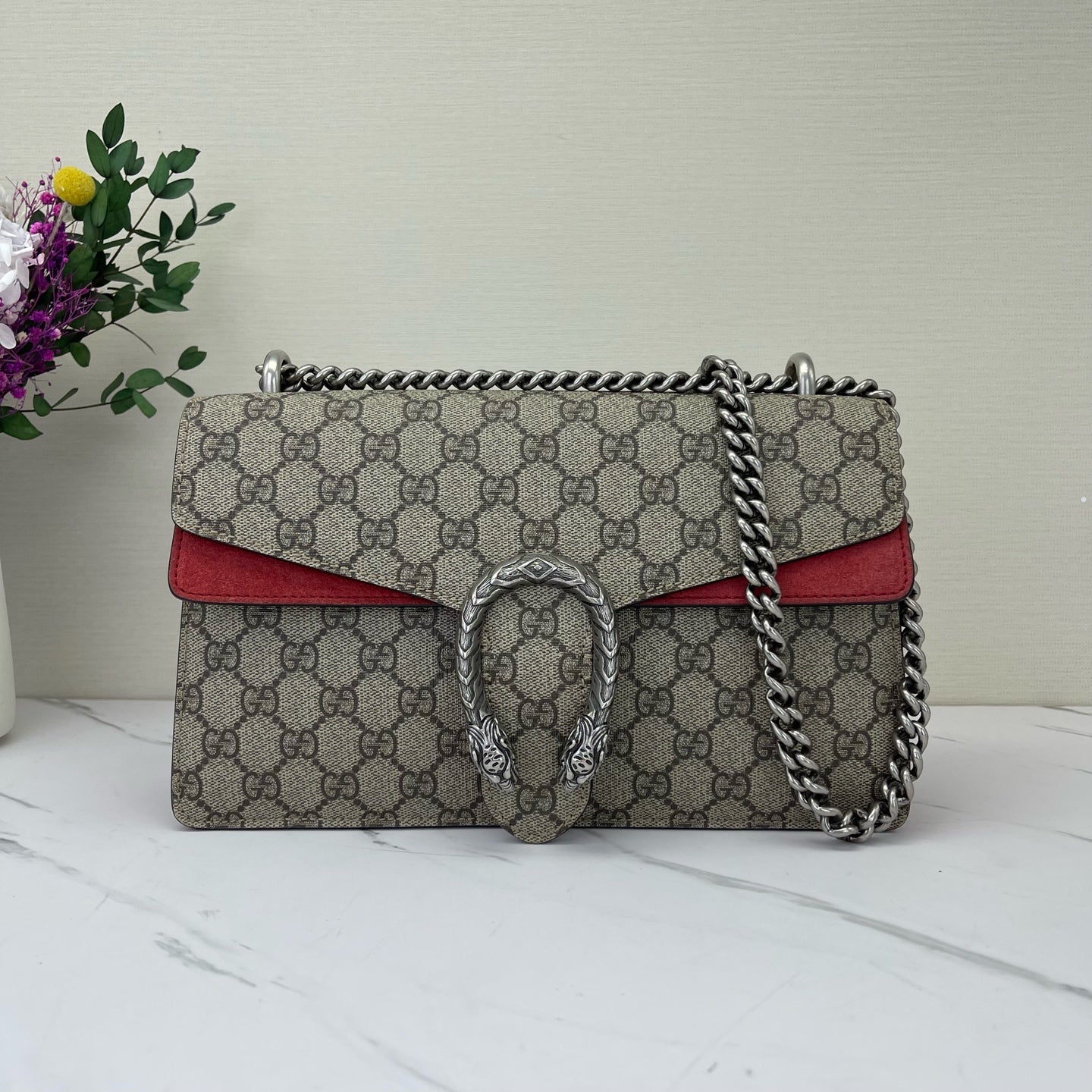 Gucci - Dionysus - Suede - Red - (medium)