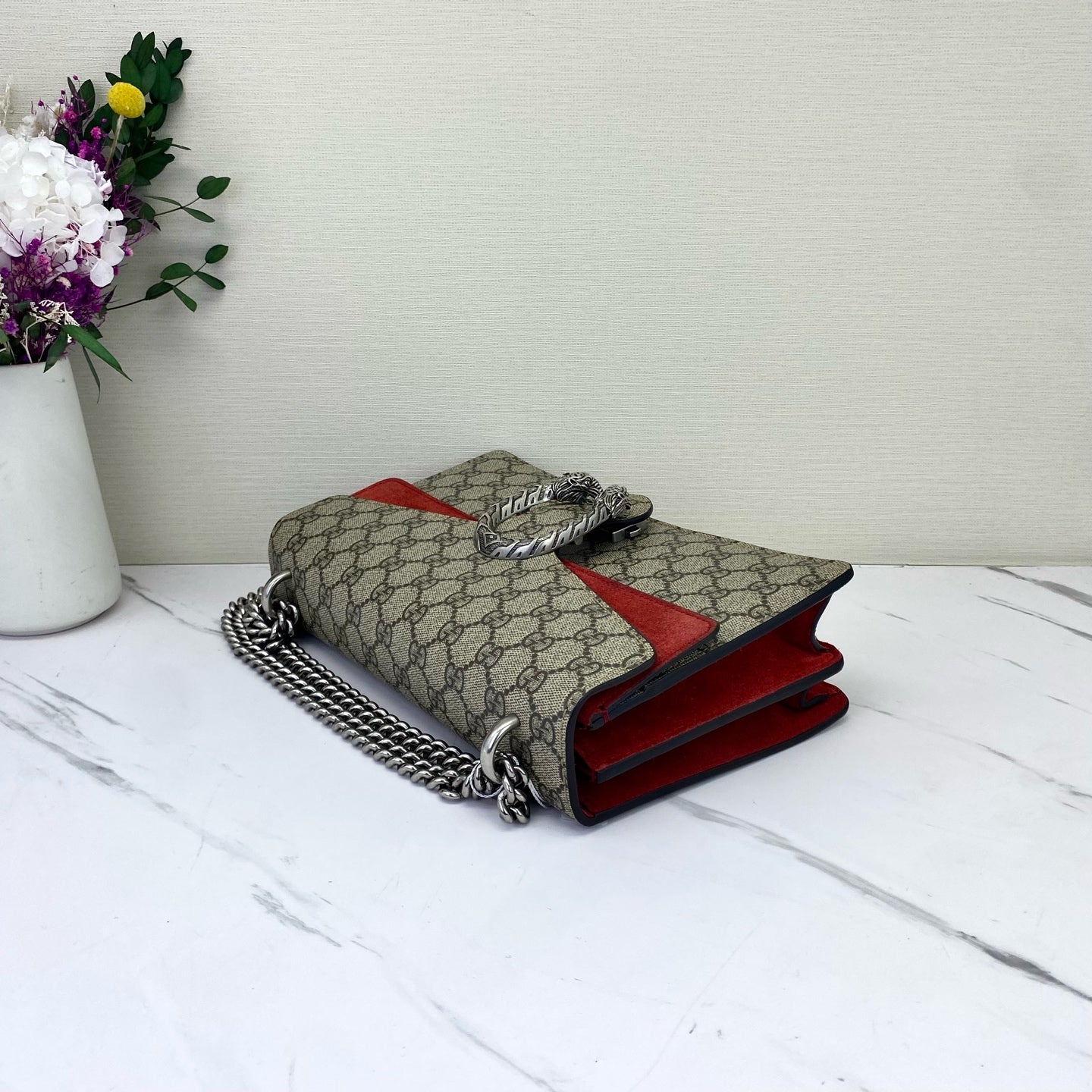 Gucci - Dionysus - Suede - Red - (medium)
