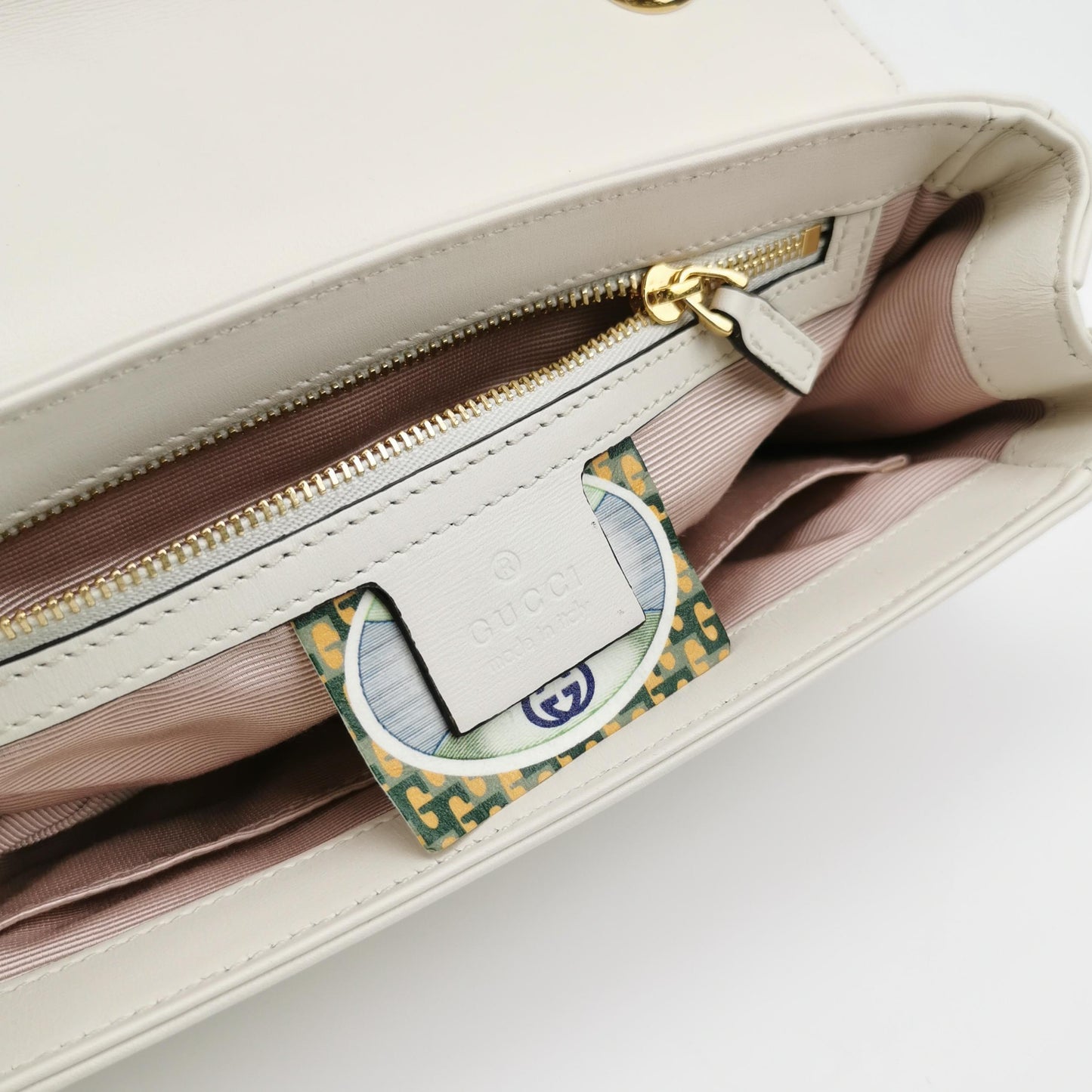 Gucci - Dionysus Tiger Head Shoulder Bag - Leather - Beige - (Small)
