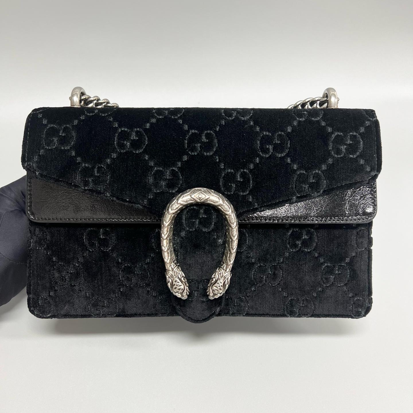 Gucci - Dionysus - Velvet - Black - (Medium)