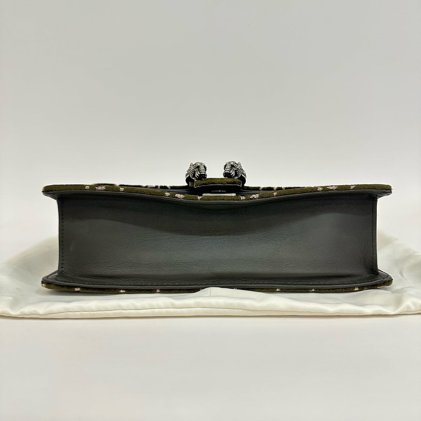 Gucci - Dionysus - Velvet with leather trim - Dark Green - (Medium)
