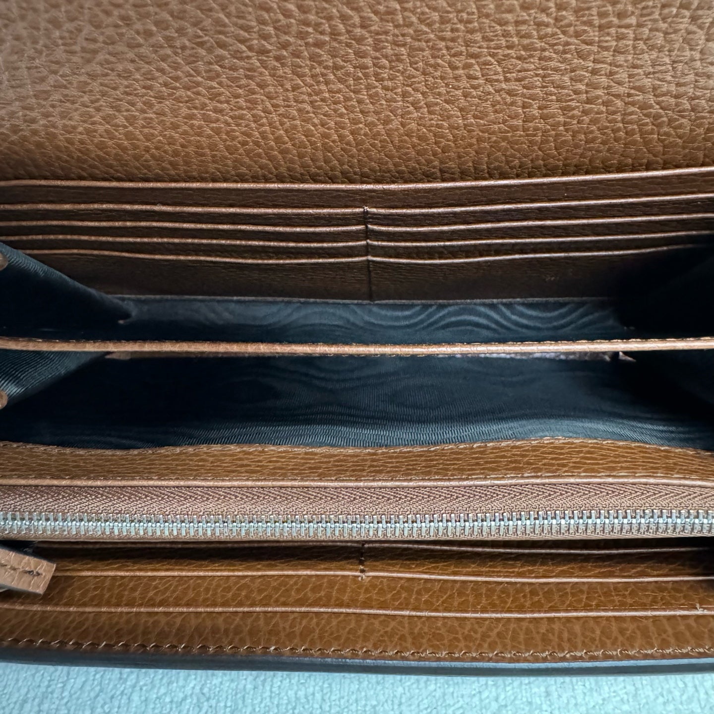 Gucci - Dionysus Wallet on Chain - Denim and leather - Blue - (mini)