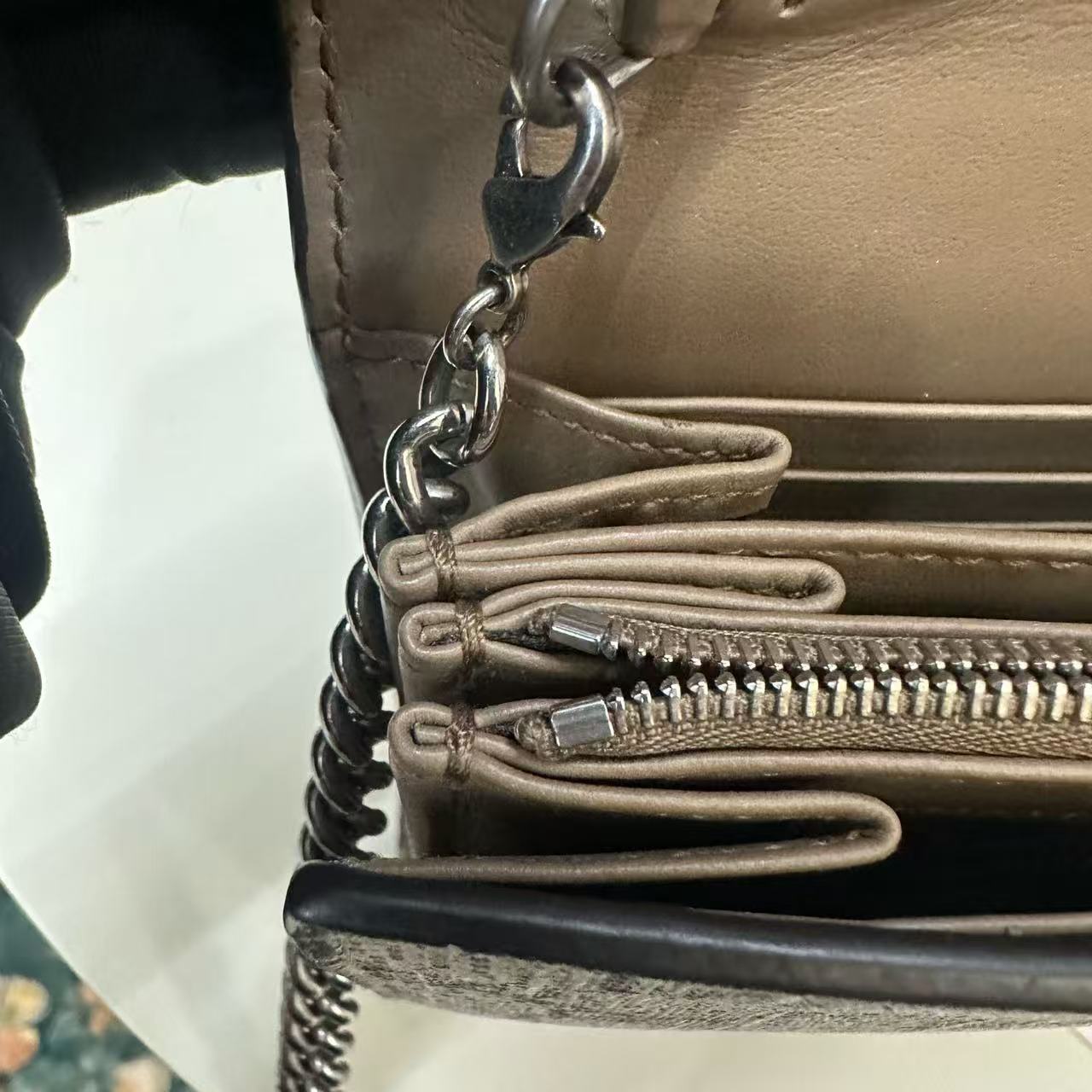 Gucci - Dionysus Wallet on Chain - GG Supreme canvas - Beige - (mini)