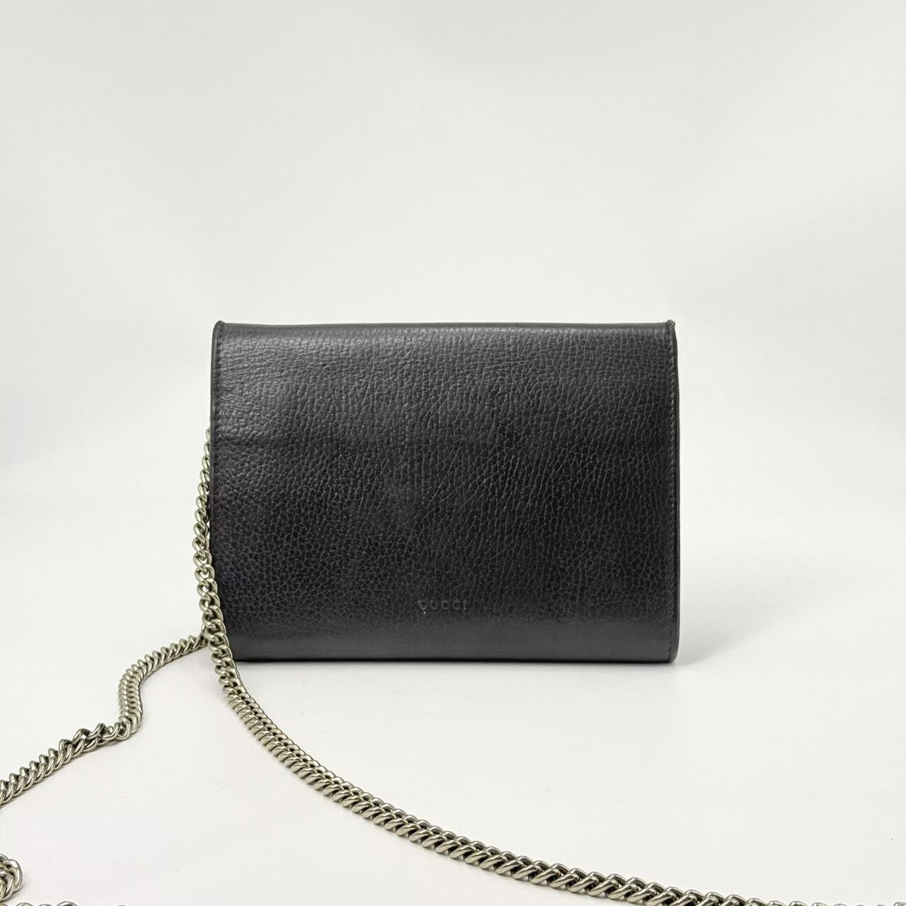 Gucci - Dionysus Wallet on Chain - Pebbled leather - Black - (mini)