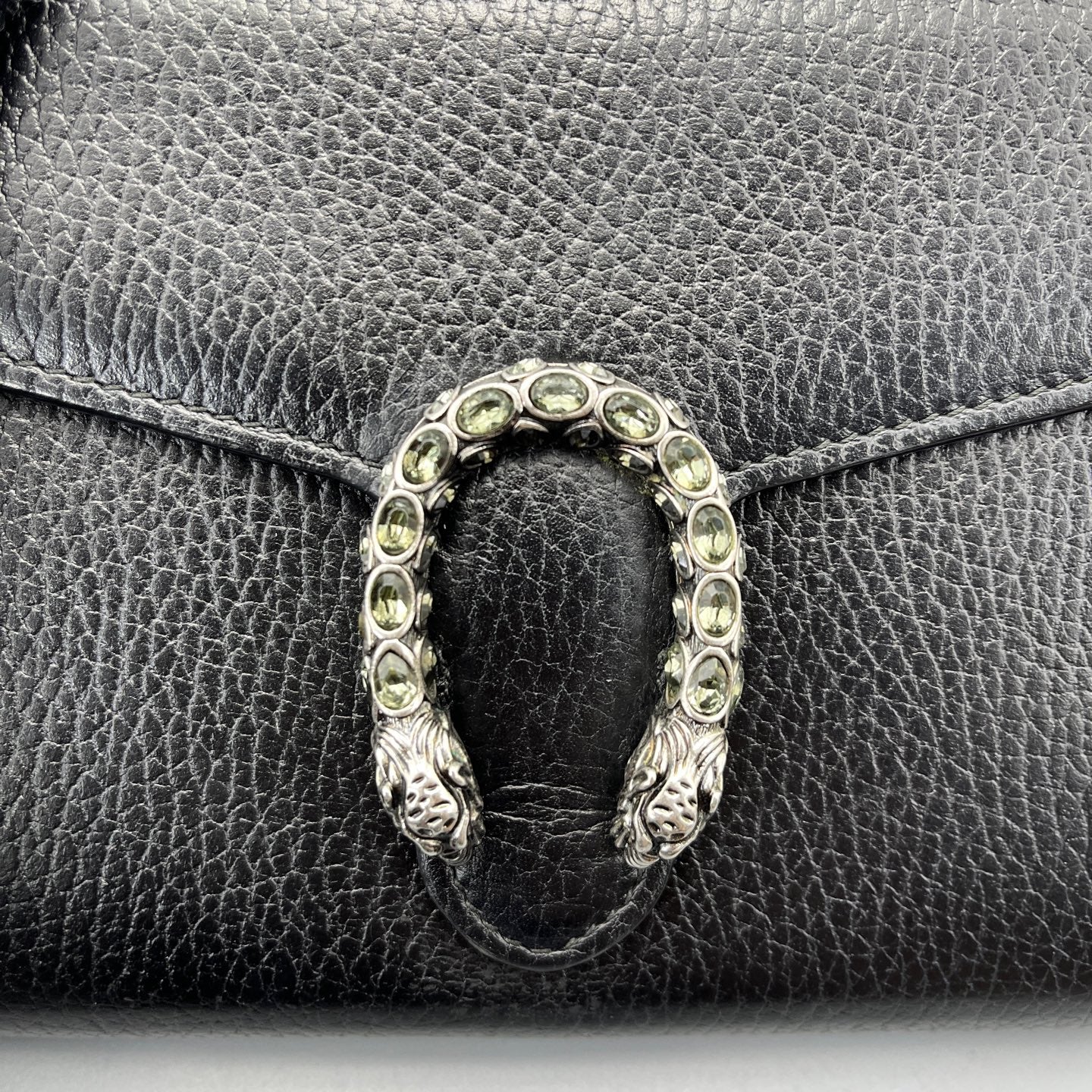 Gucci - Dionysus Wallet on Chain (WOC) - Grained leather - Black - (mini)