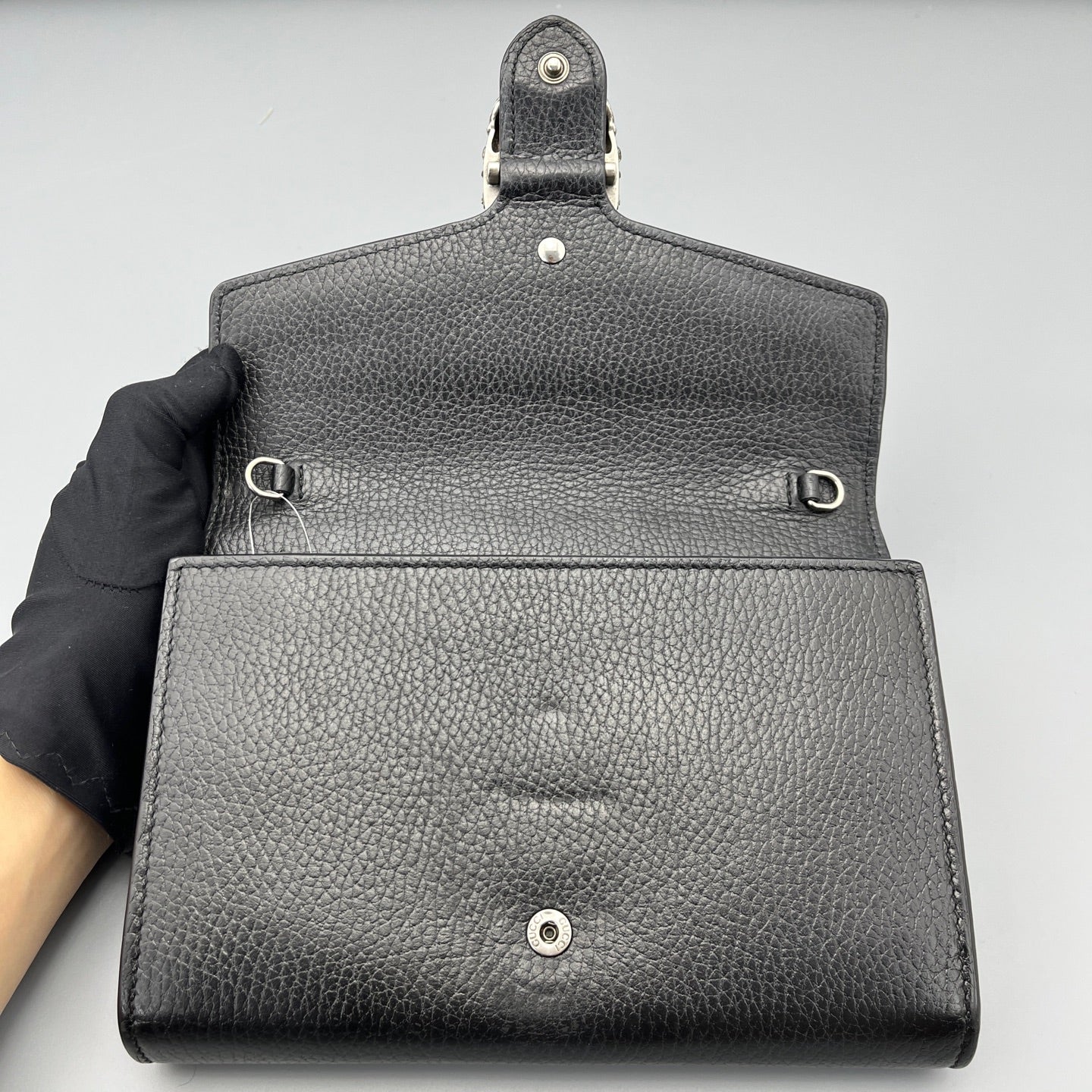 Gucci - Dionysus Wallet on Chain (WOC) - Grained leather - Black - (mini)