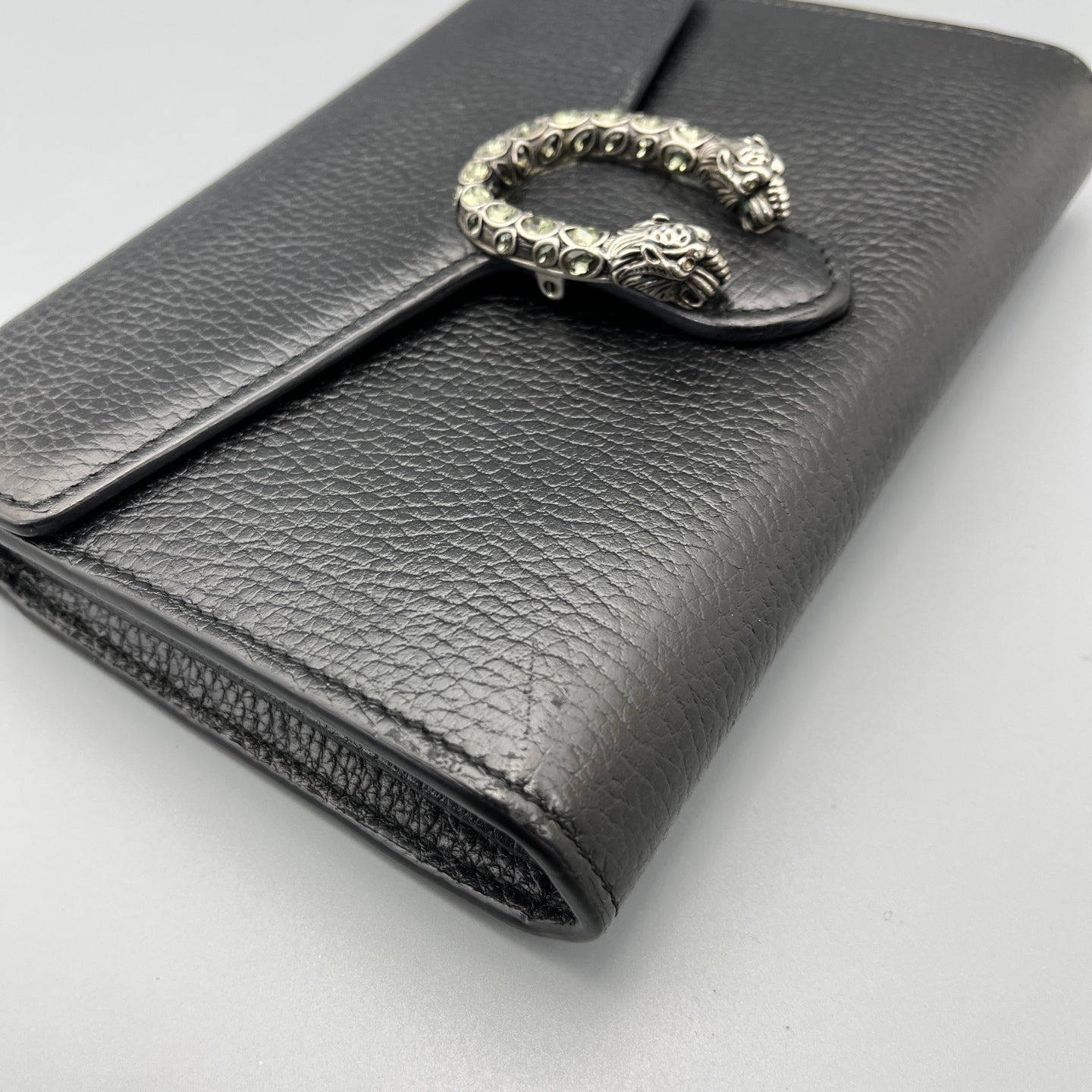 Gucci - Dionysus Wallet on Chain (WOC) - Grained leather - Black - (mini)