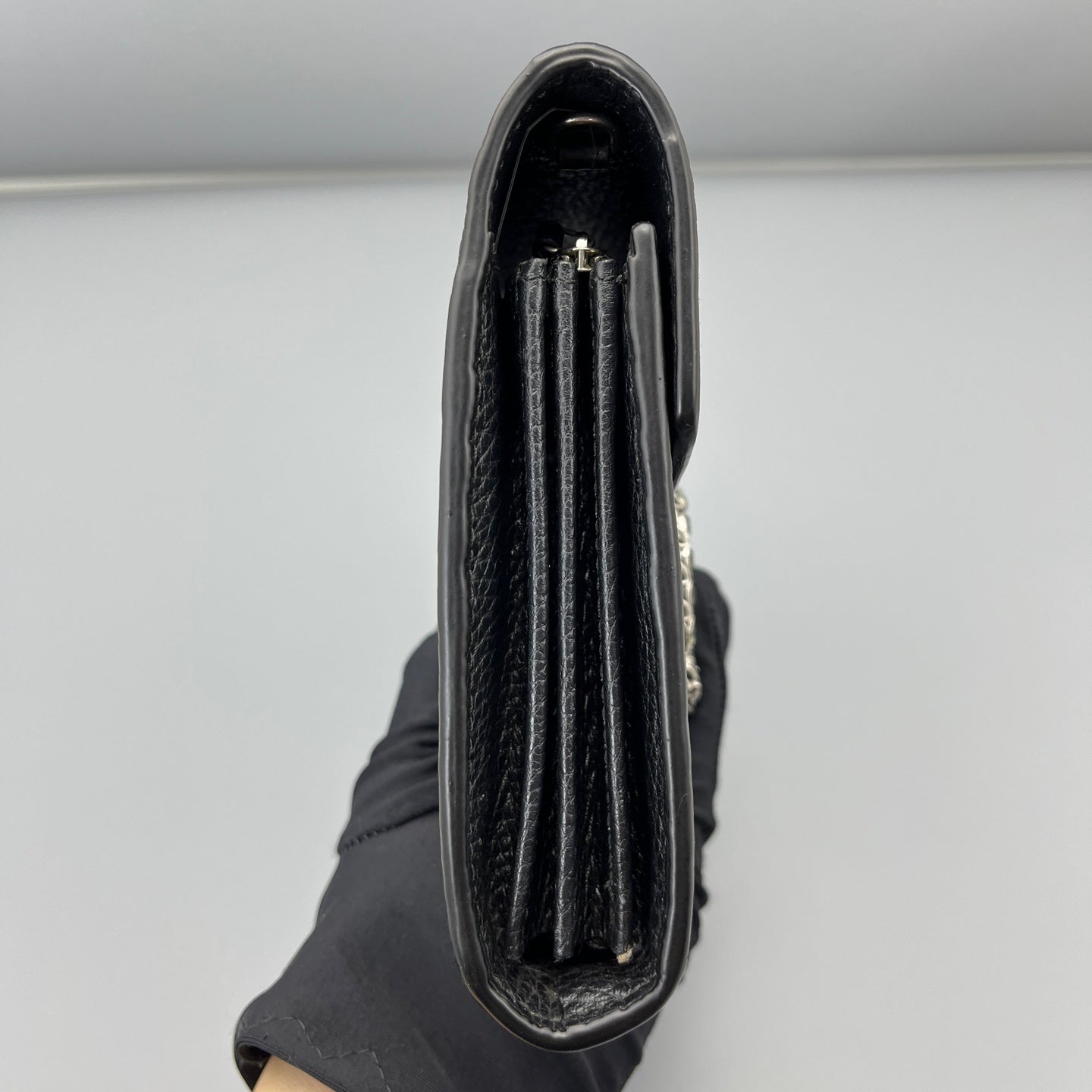 Gucci - Dionysus Wallet on Chain (WOC) - Grained leather - Black - (mini)