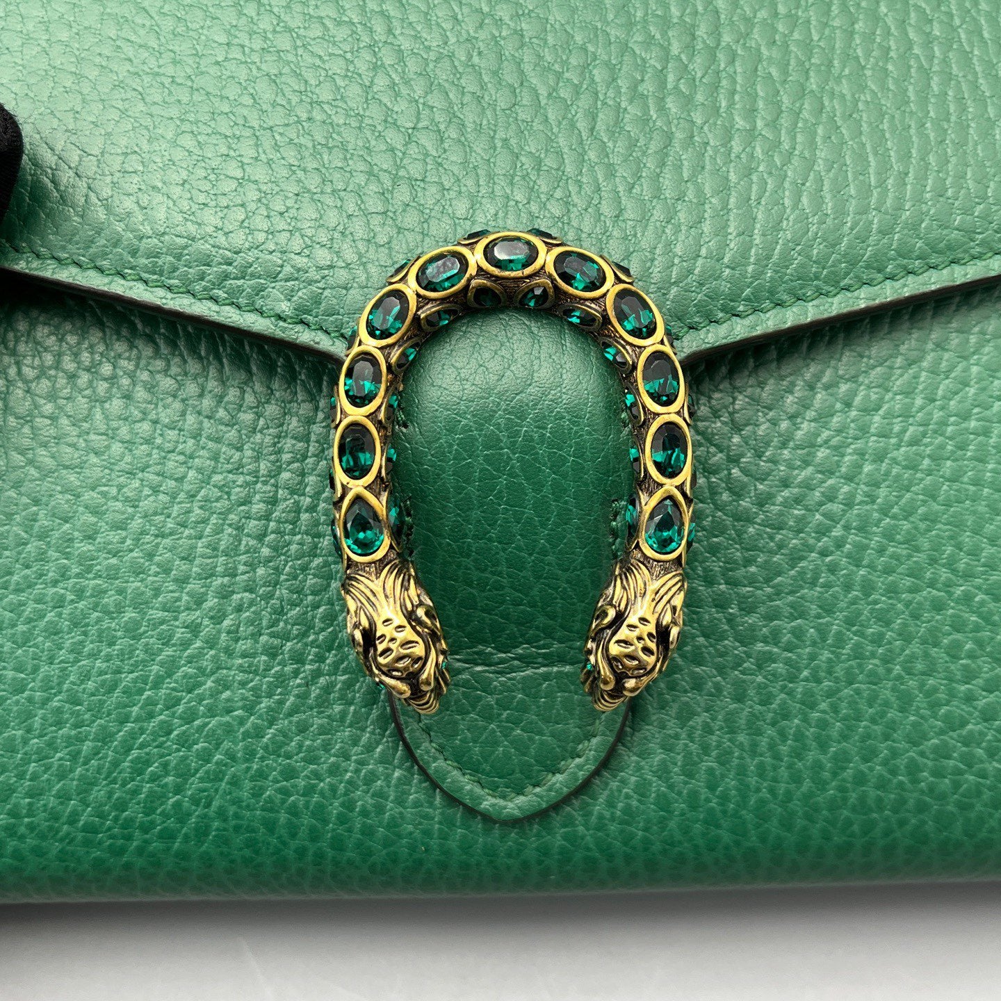 Gucci - Dionysus Wallet on Chain (WOC) - Grained leather - Green - (Small)