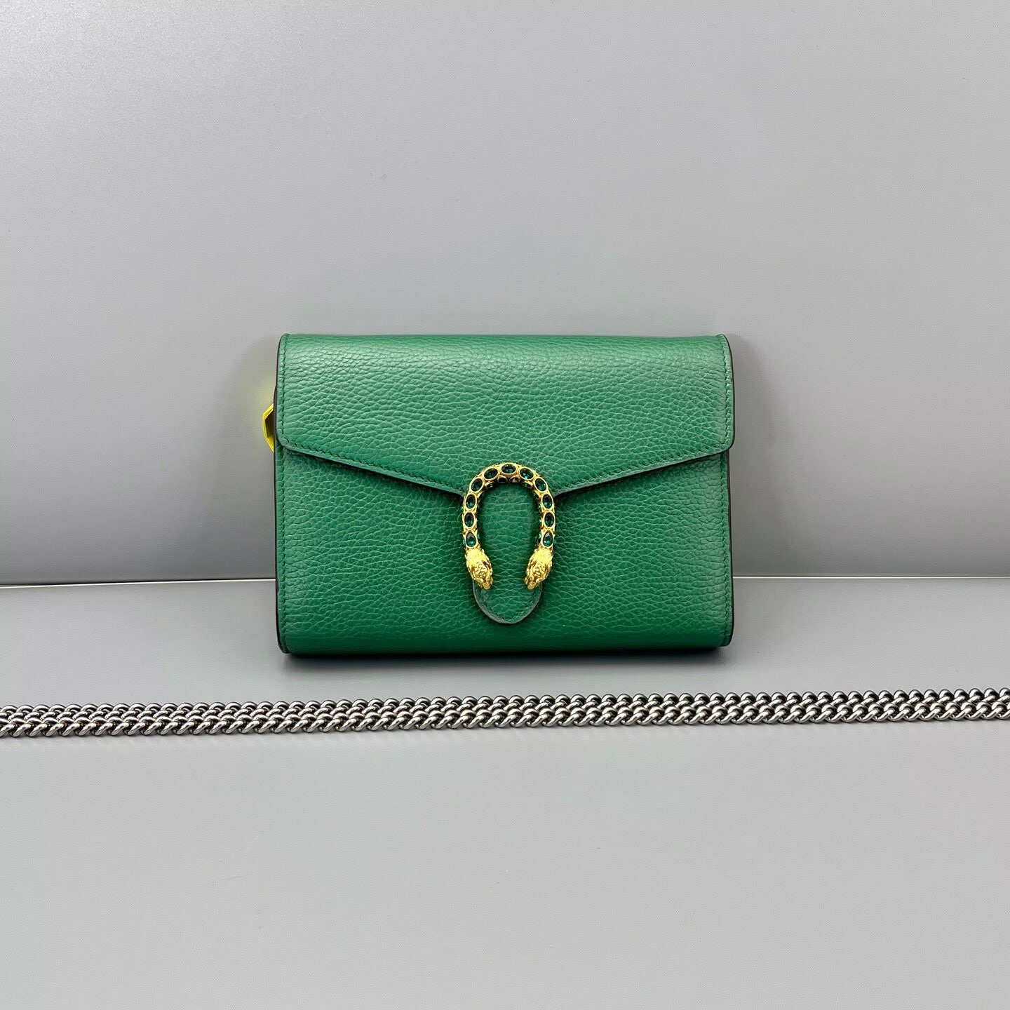 Gucci - Dionysus WOC - Grained leather - Green with Gold-Tone Hardware - (mini)