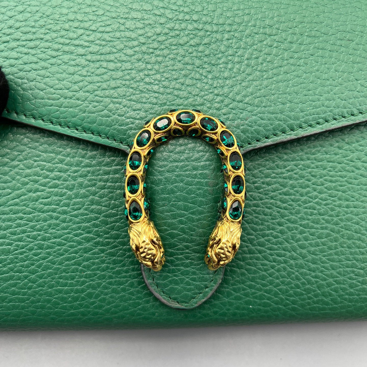 Gucci - Dionysus WOC - Grained leather - Green with Gold-Tone Hardware - (mini)