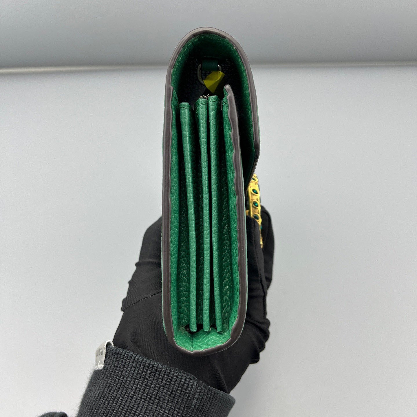 Gucci - Dionysus WOC - Grained leather - Green with Gold-Tone Hardware - (mini)