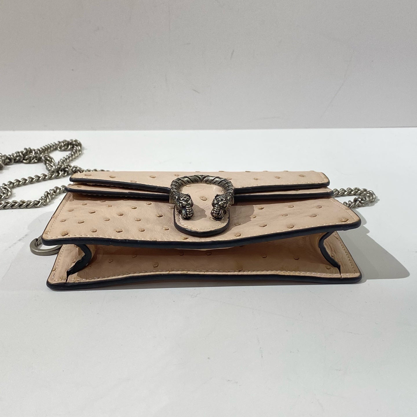 Gucci - Dionysus WOC - Ostrich leather - Beige - (mini)