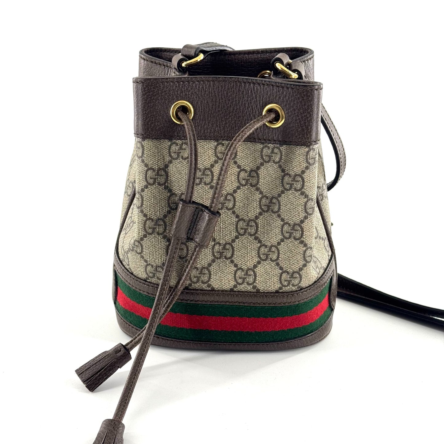 Gucci - Drawstring Bucket Bag - Cloth - Multicolour